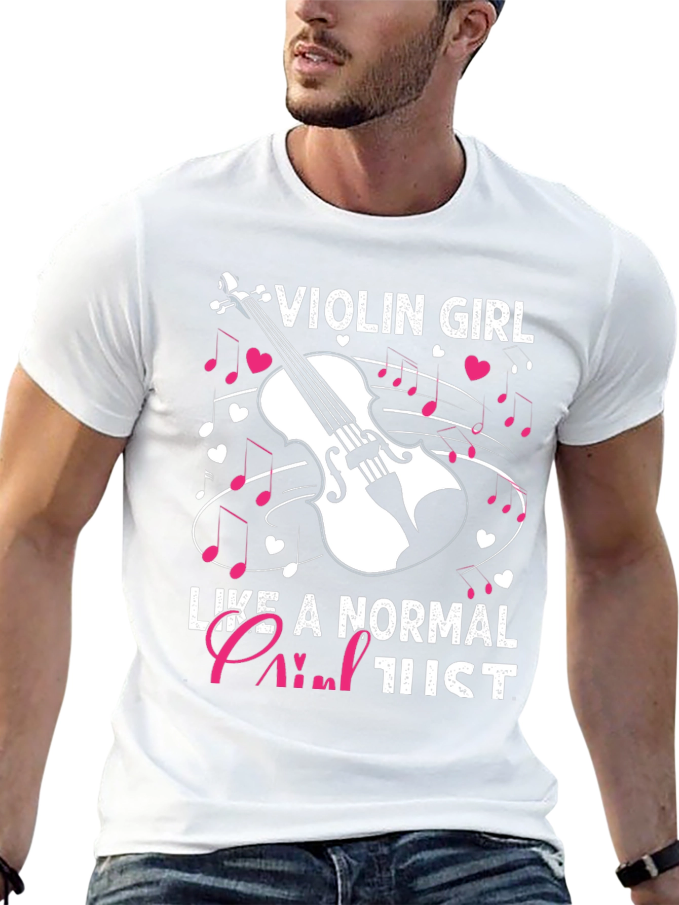 Black Violin Girl Like a Normal Girl T-Shirt view 13