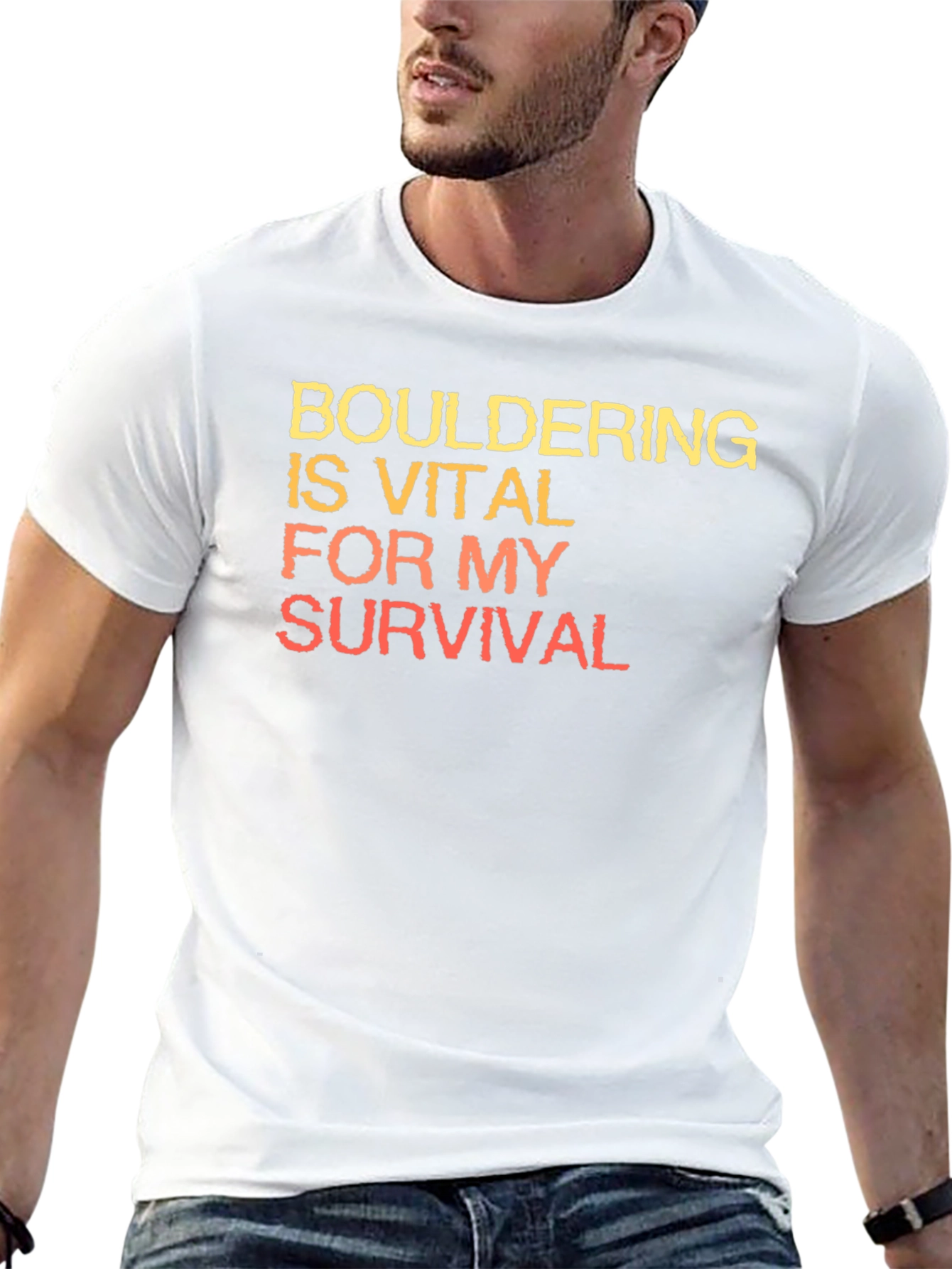 Black Bouldering is Vital T-Shirt view 13