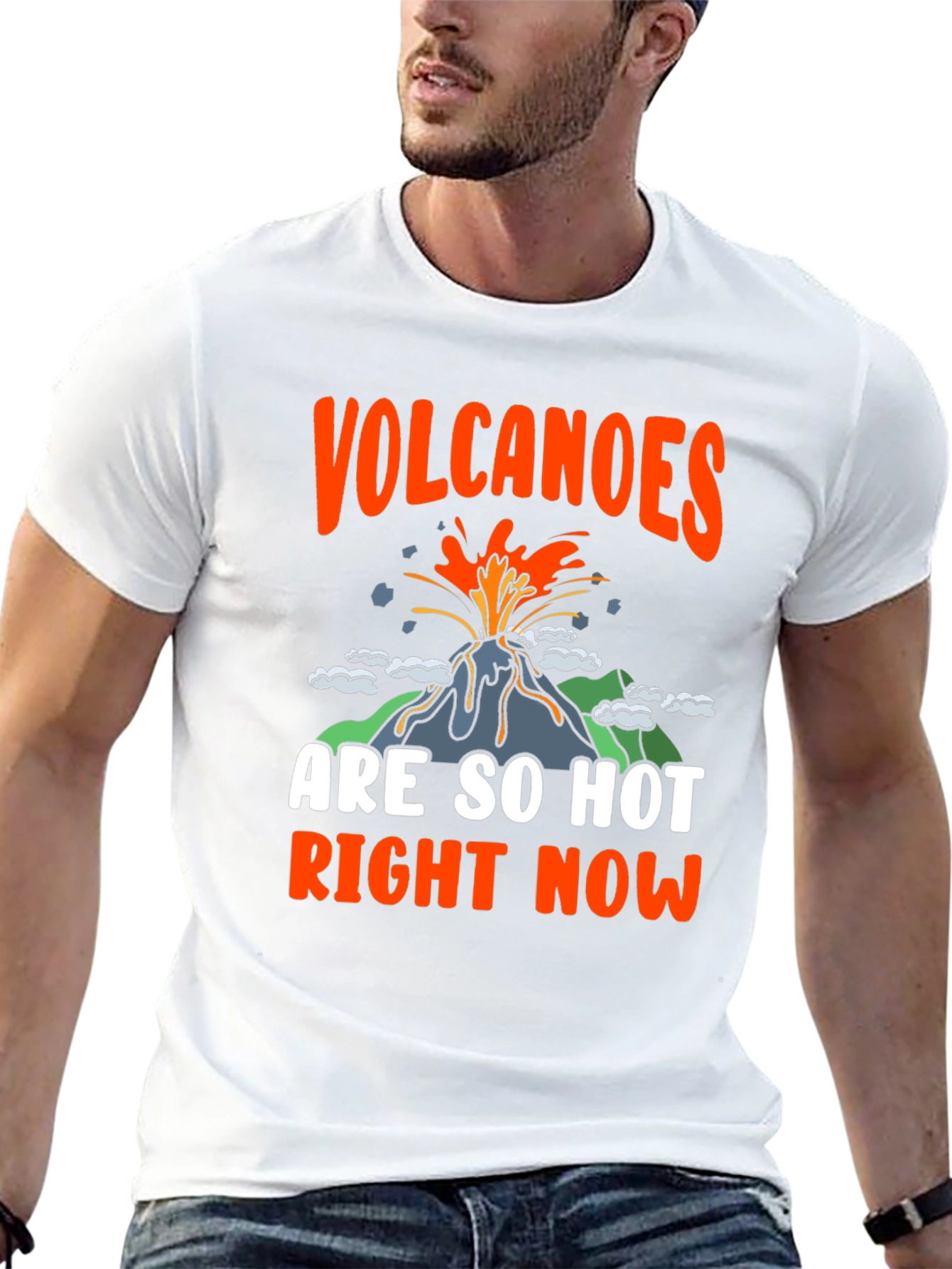 Black Volcanoes Are So Hot Right Now Graphic Tee view 13