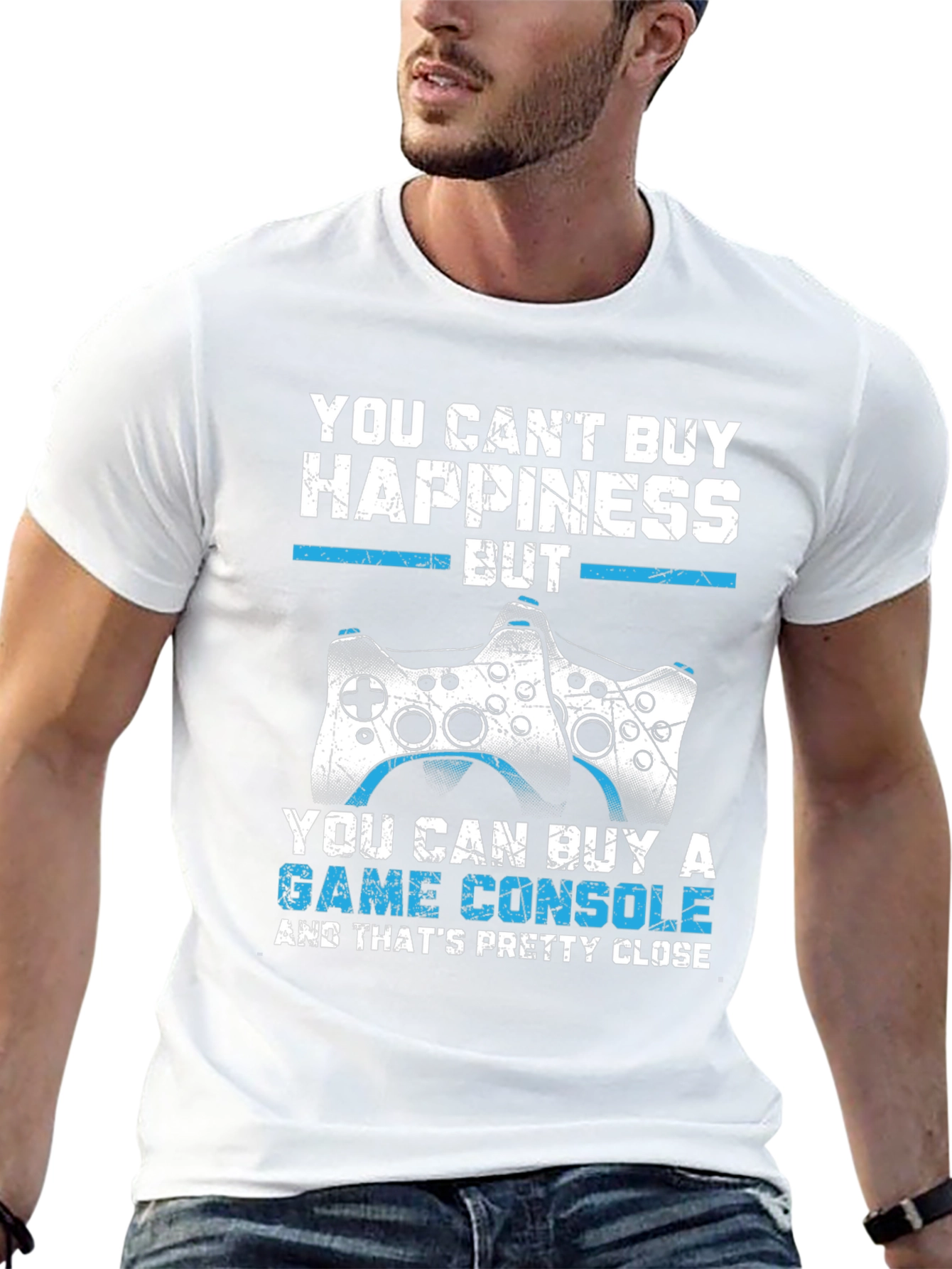 Black Funny Gamer T-Shirt - Buy a Game Console! view 13