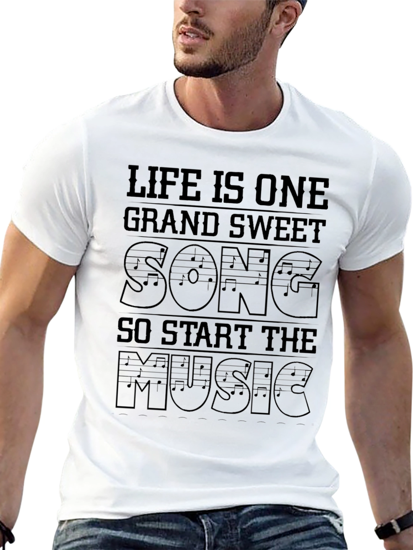 Black Life is One Grand Sweet Song Graphic Tee view 13