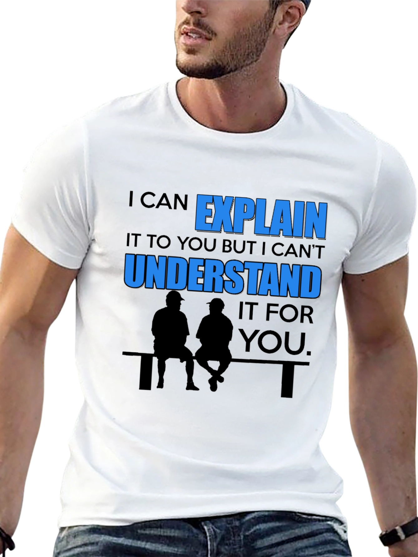 Black Explain, Understand Graphic Tee view 13