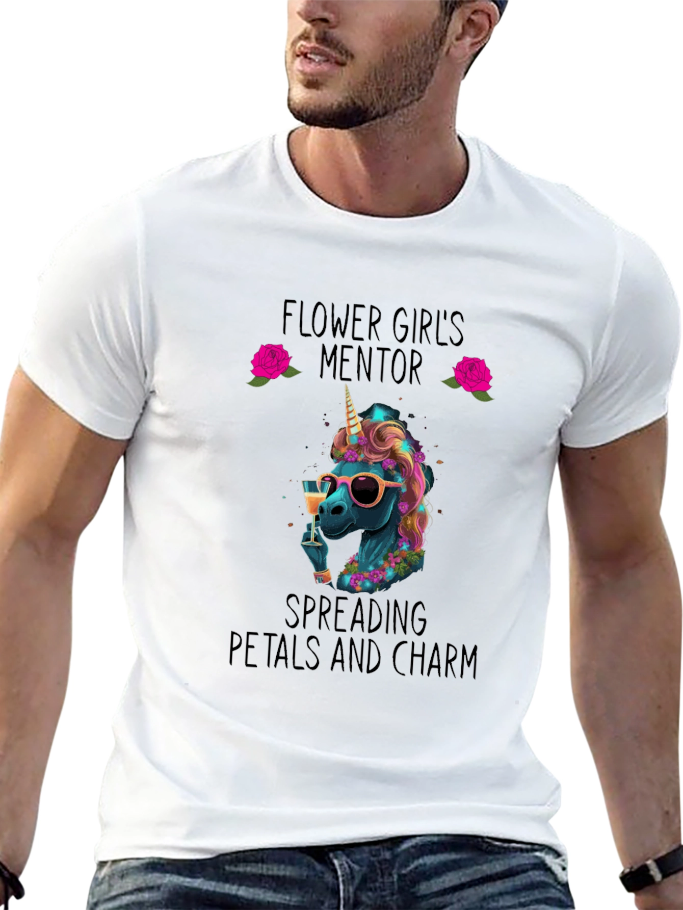 Black Flower Girl's Mentor Graphic T-Shirt view 13