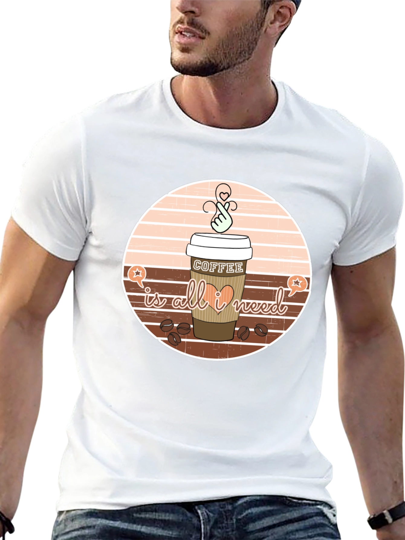 Black Coffee is All I Need Graphic Tee view 13