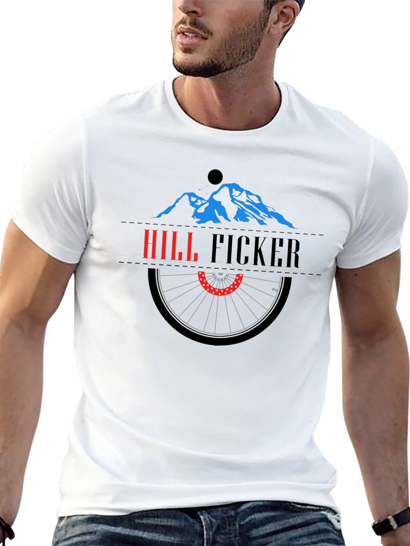 Black Hill Ficker Mountain Bike T-Shirt view 13