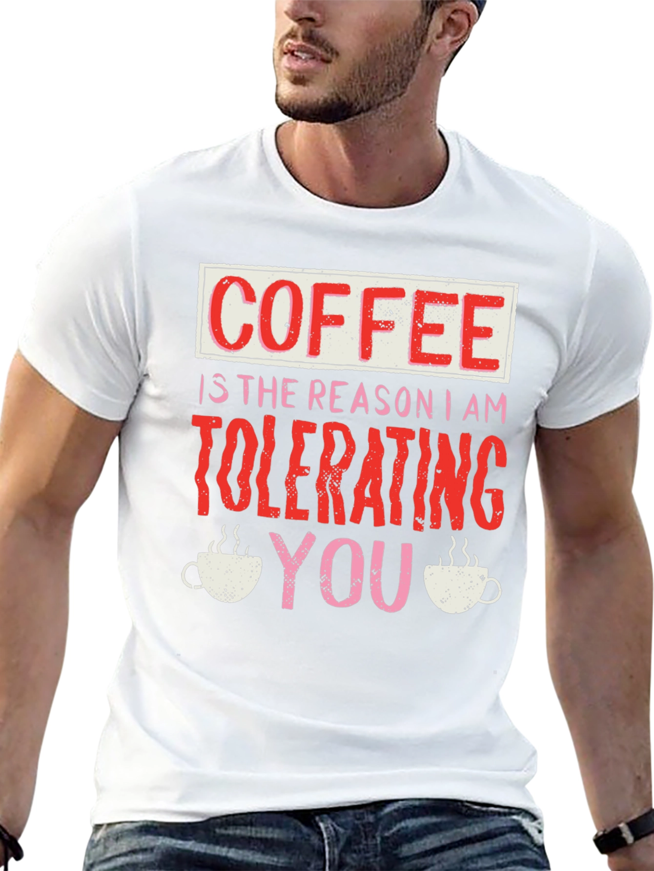 Black Coffee Tolerating You Graphic Tee view 13
