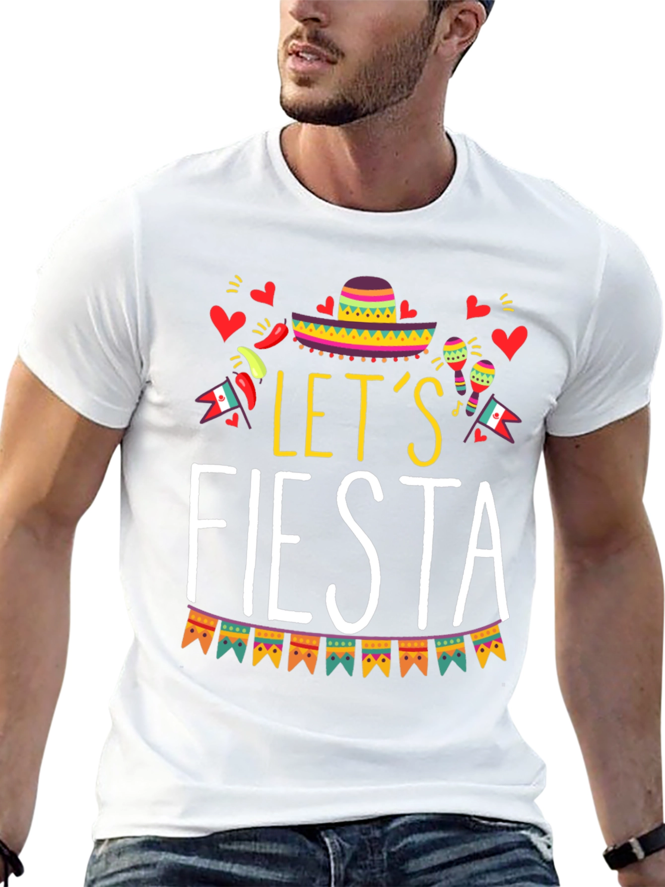Let's Fiesta Graphic T-Shirt - 13
