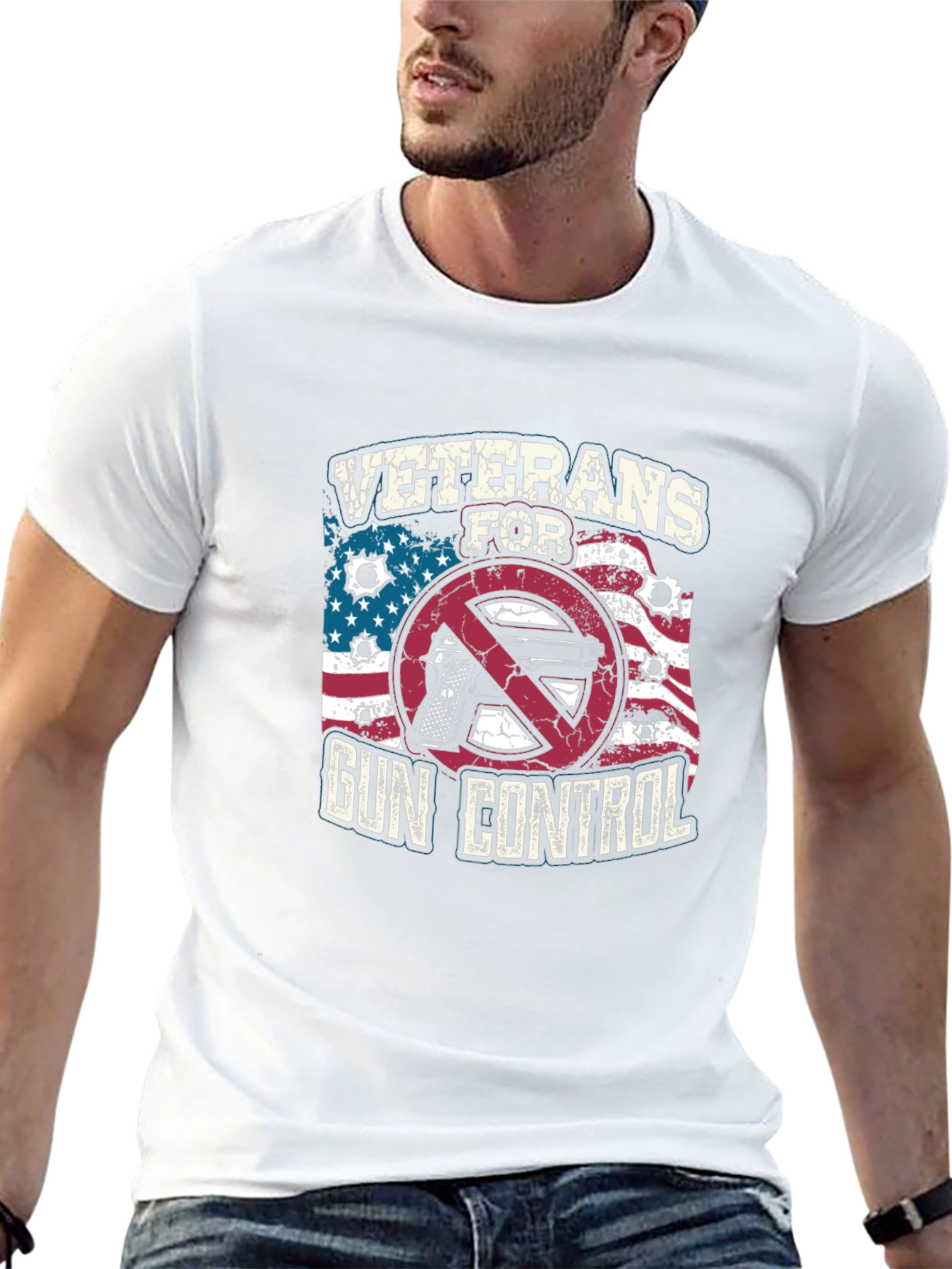 Black Veterans for Gun Control T-Shirt view 13