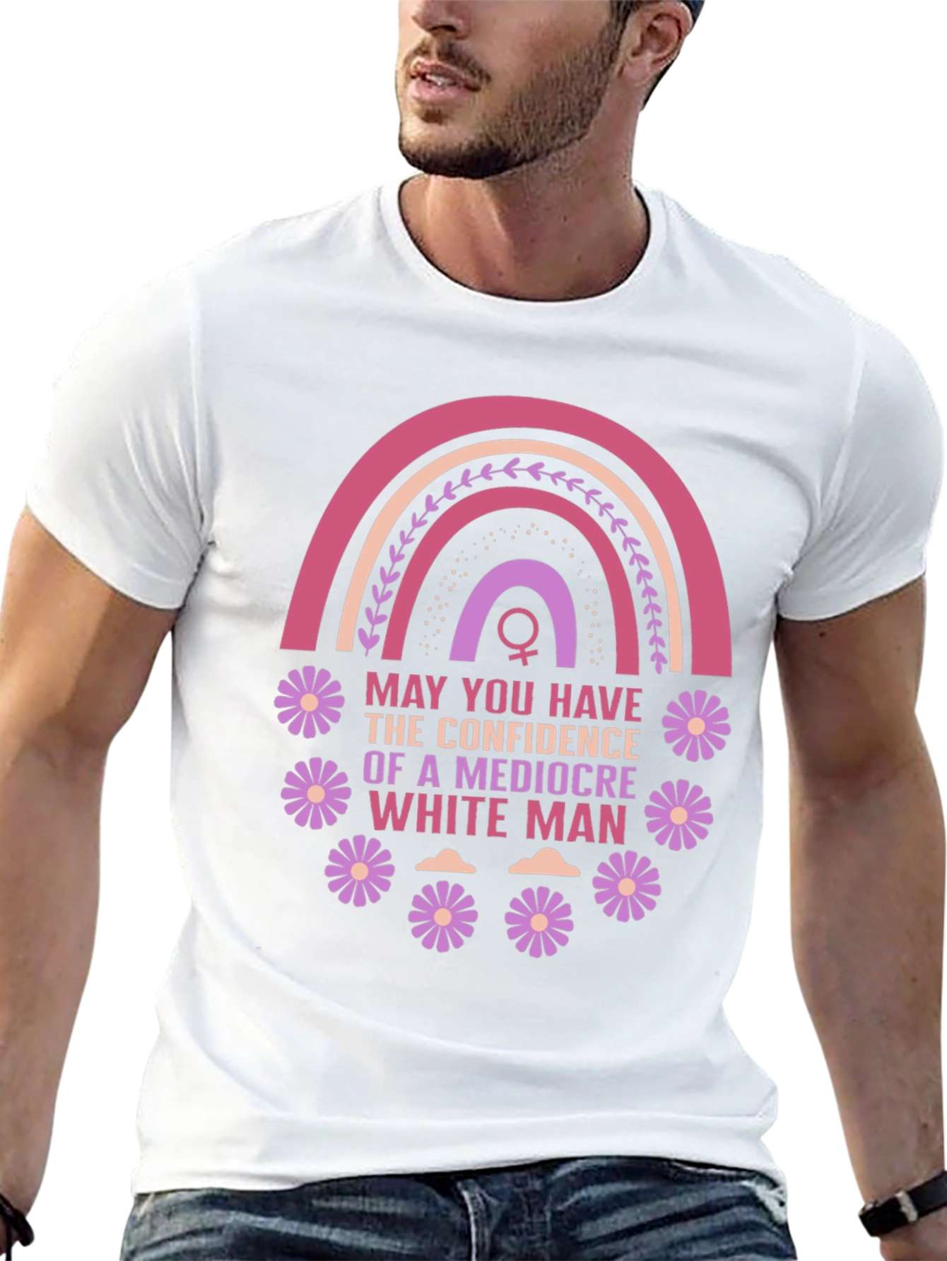 Black Feminist Empowerment T-Shirt: Mediocre White Man Confidence view 13