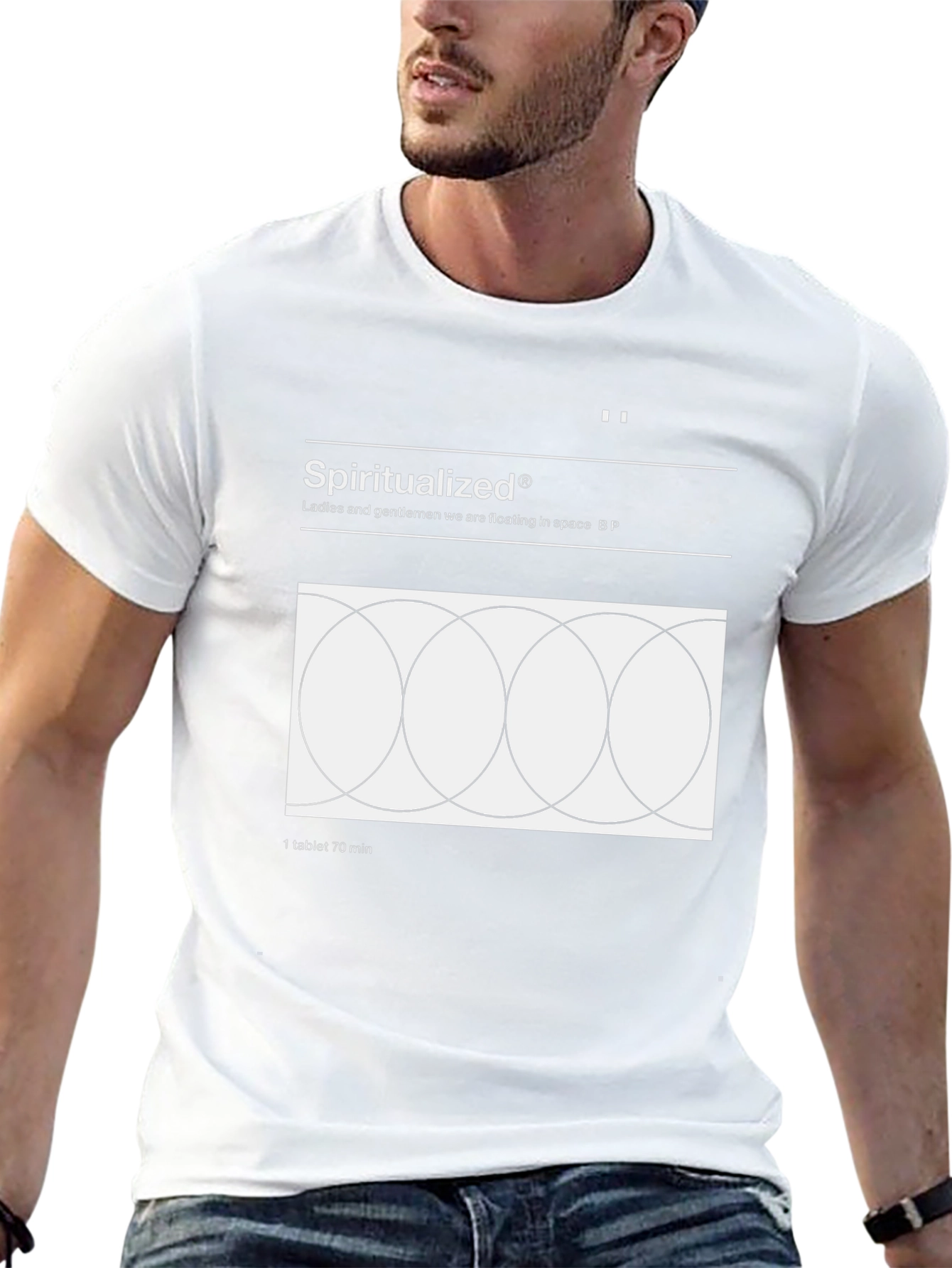 Black Spiritualized Ladies and Gentlemen T-Shirt view 13