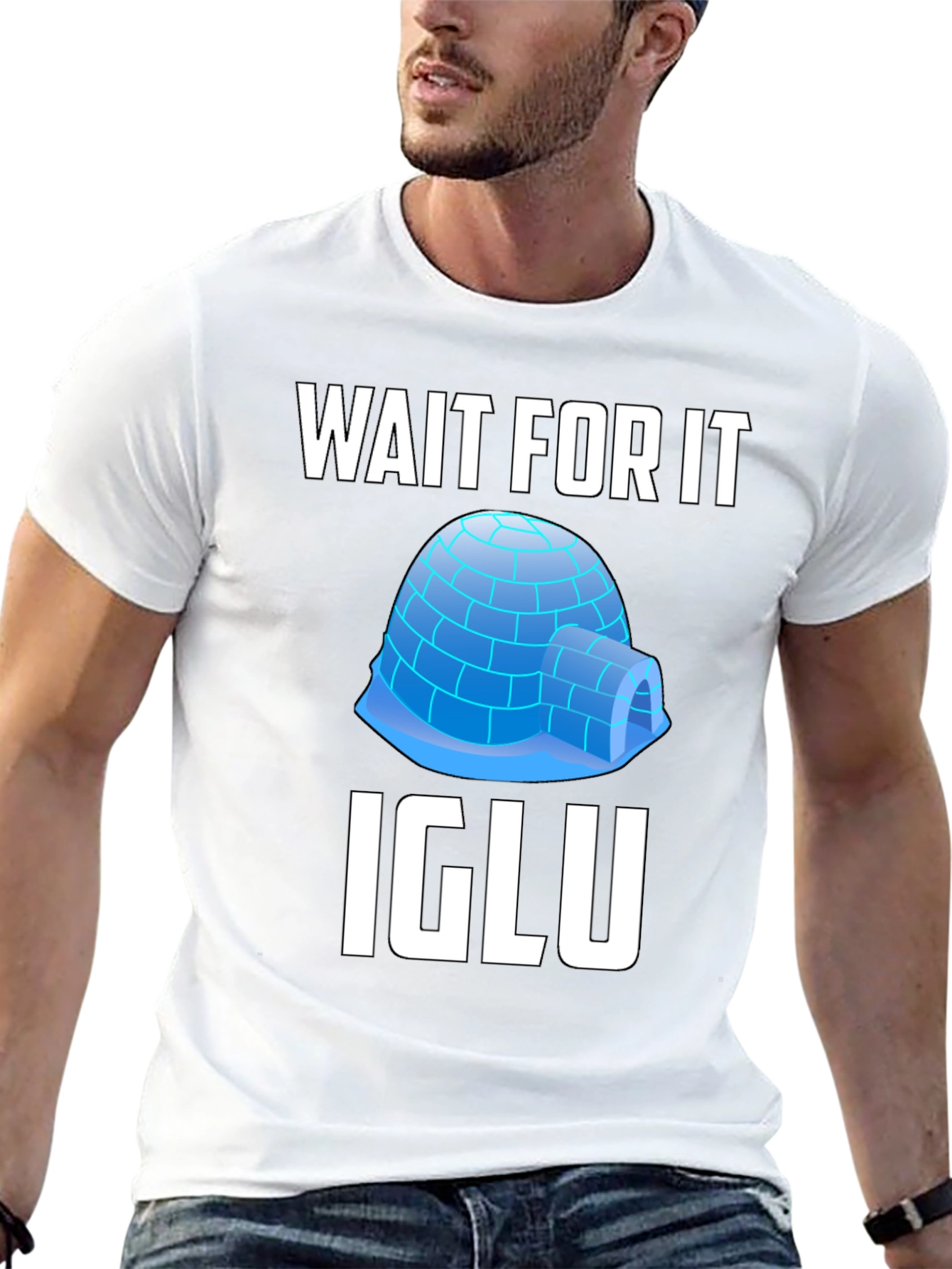 Black Wait For It Igloo T-Shirt view 13