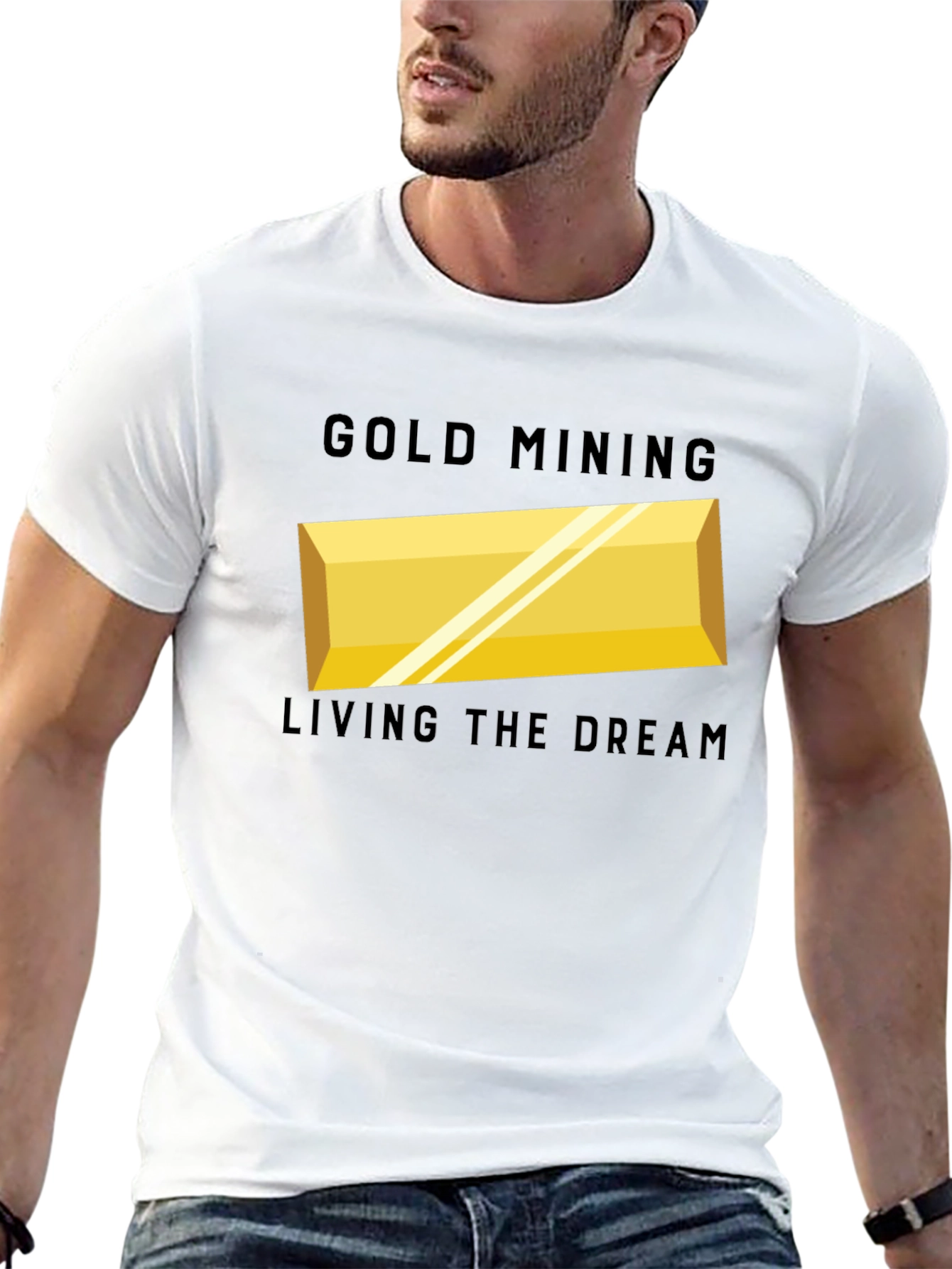 Black Gold Mining Living The Dream T-Shirt view 13