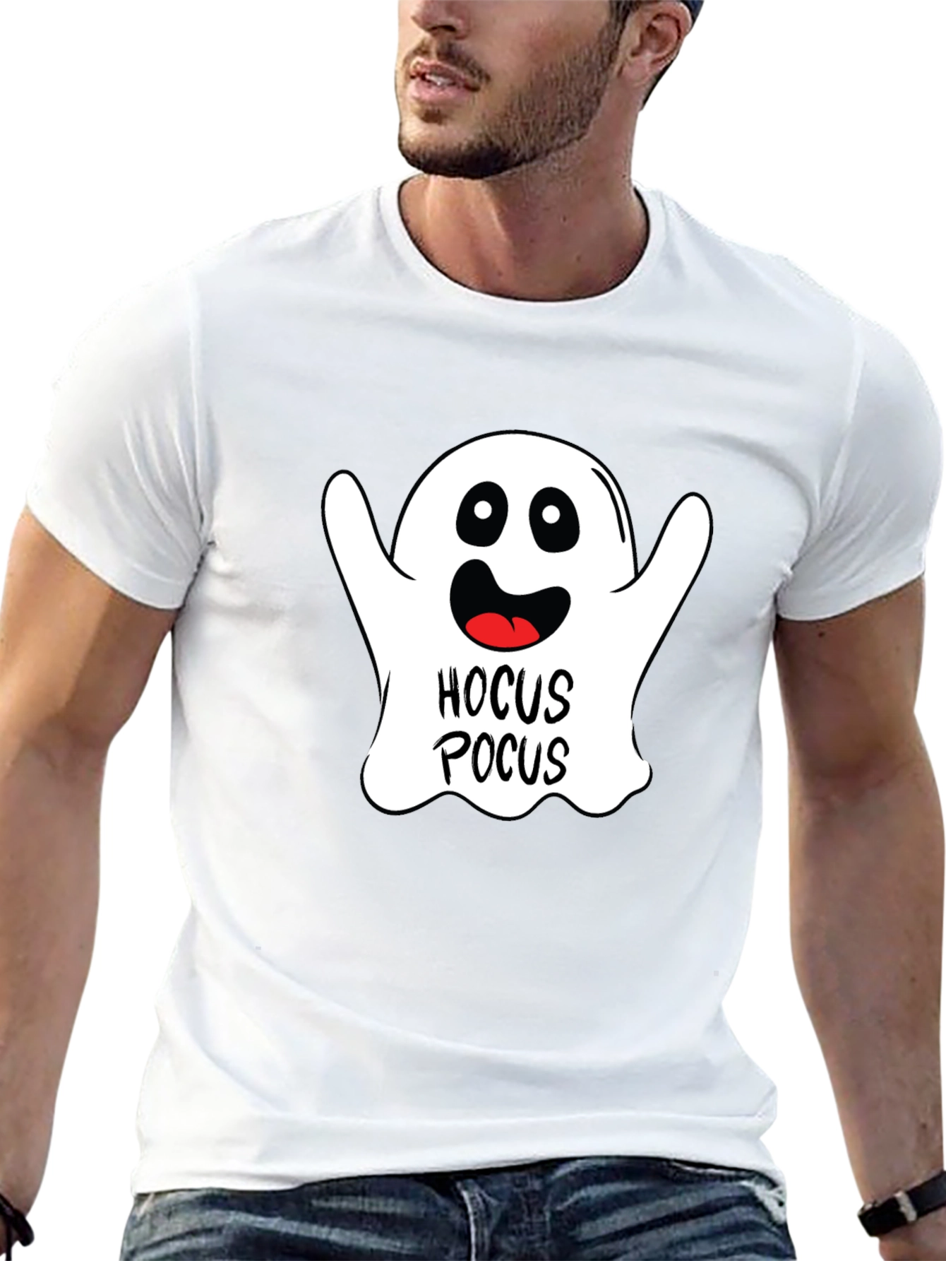 Black Hocus Pocus Ghost Halloween T-Shirt view 13