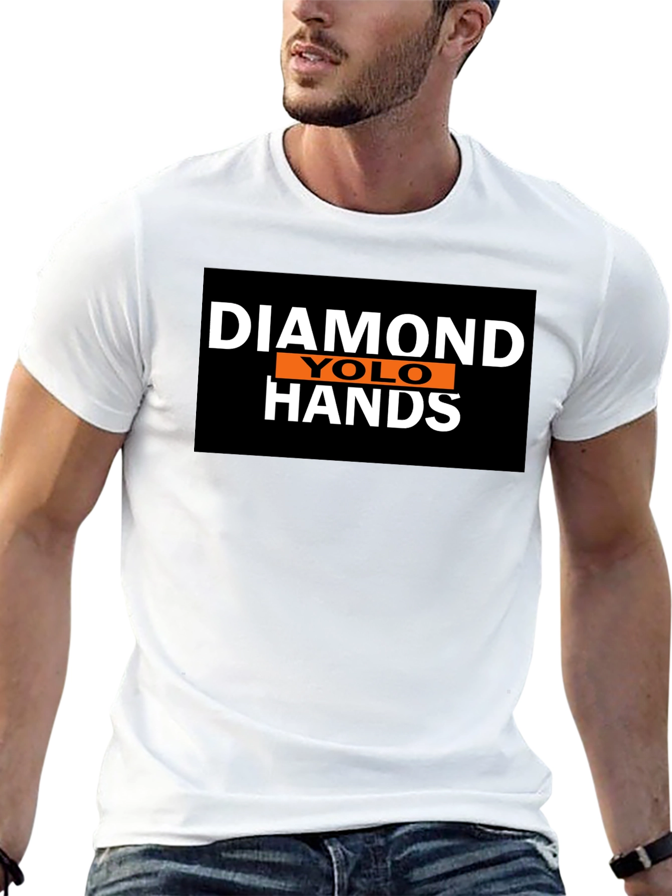 Diamond YOLO Hands Black T-Shirt - 13