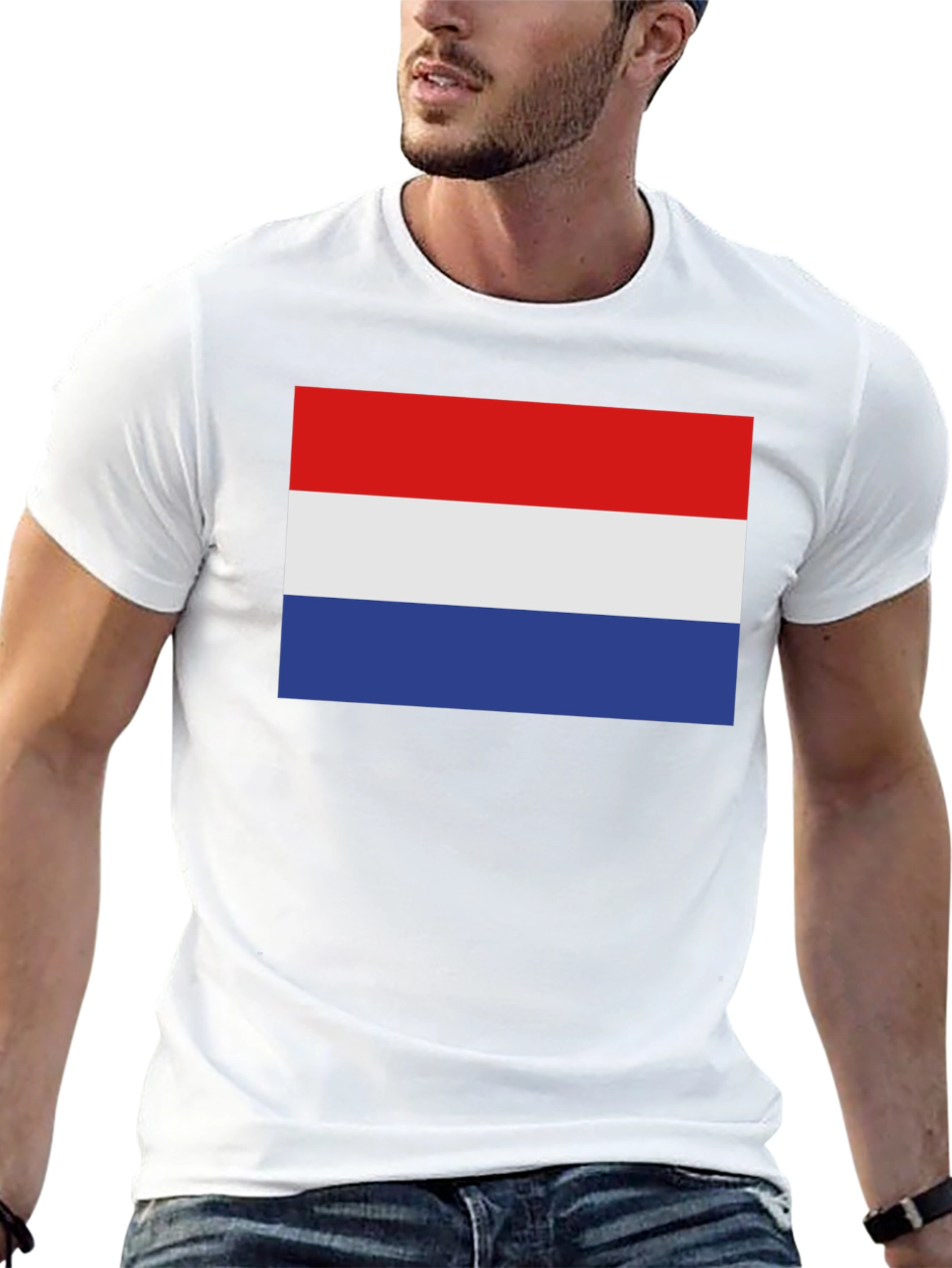 Black Netherlands Flag T-Shirt - Dutch Pride Tee view 13