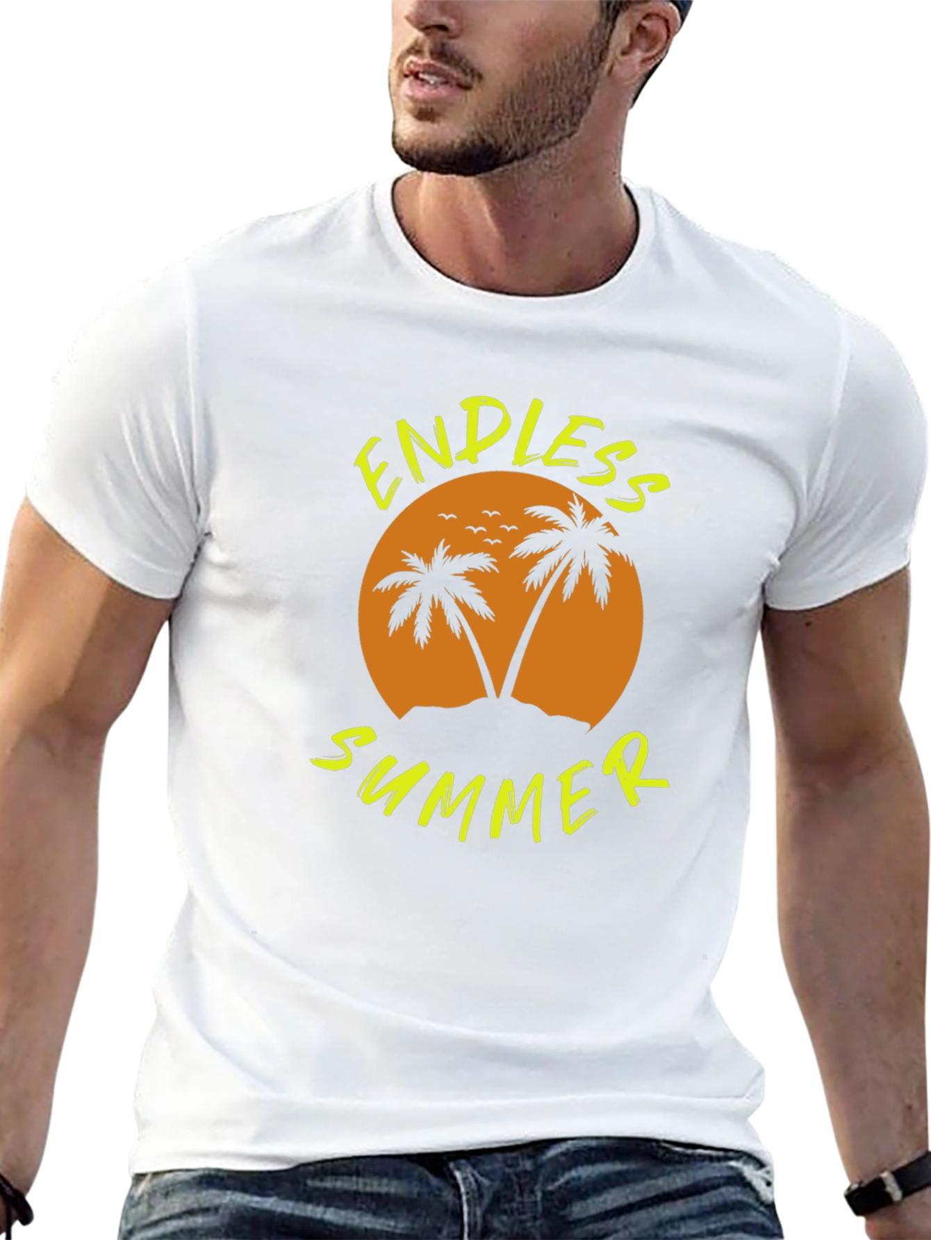 Black Endless Summer Graphic Black T-Shirt view 13