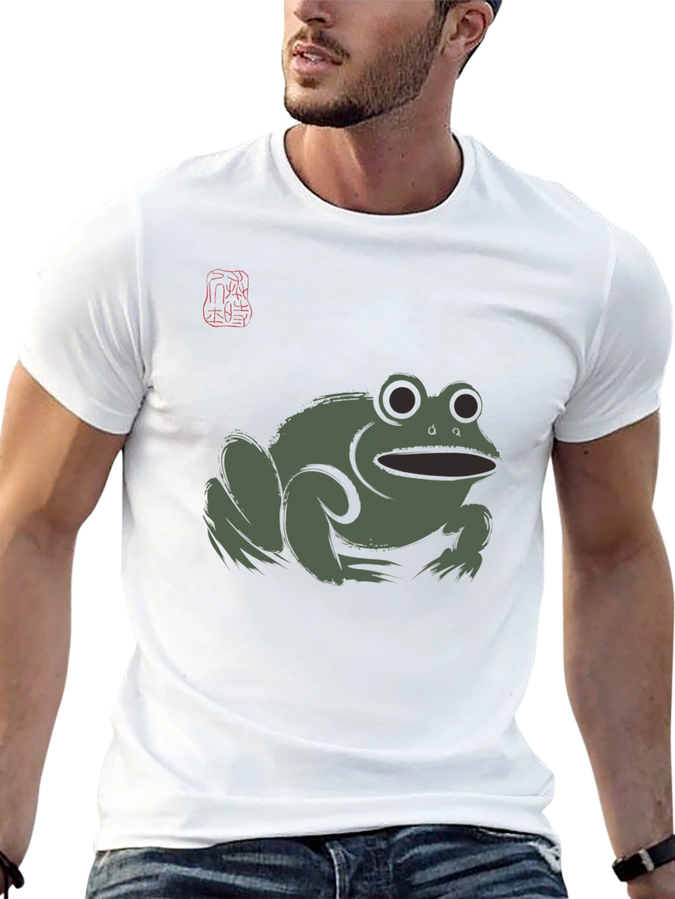 Black Frog Graphic Black T-Shirt - Men's view 13