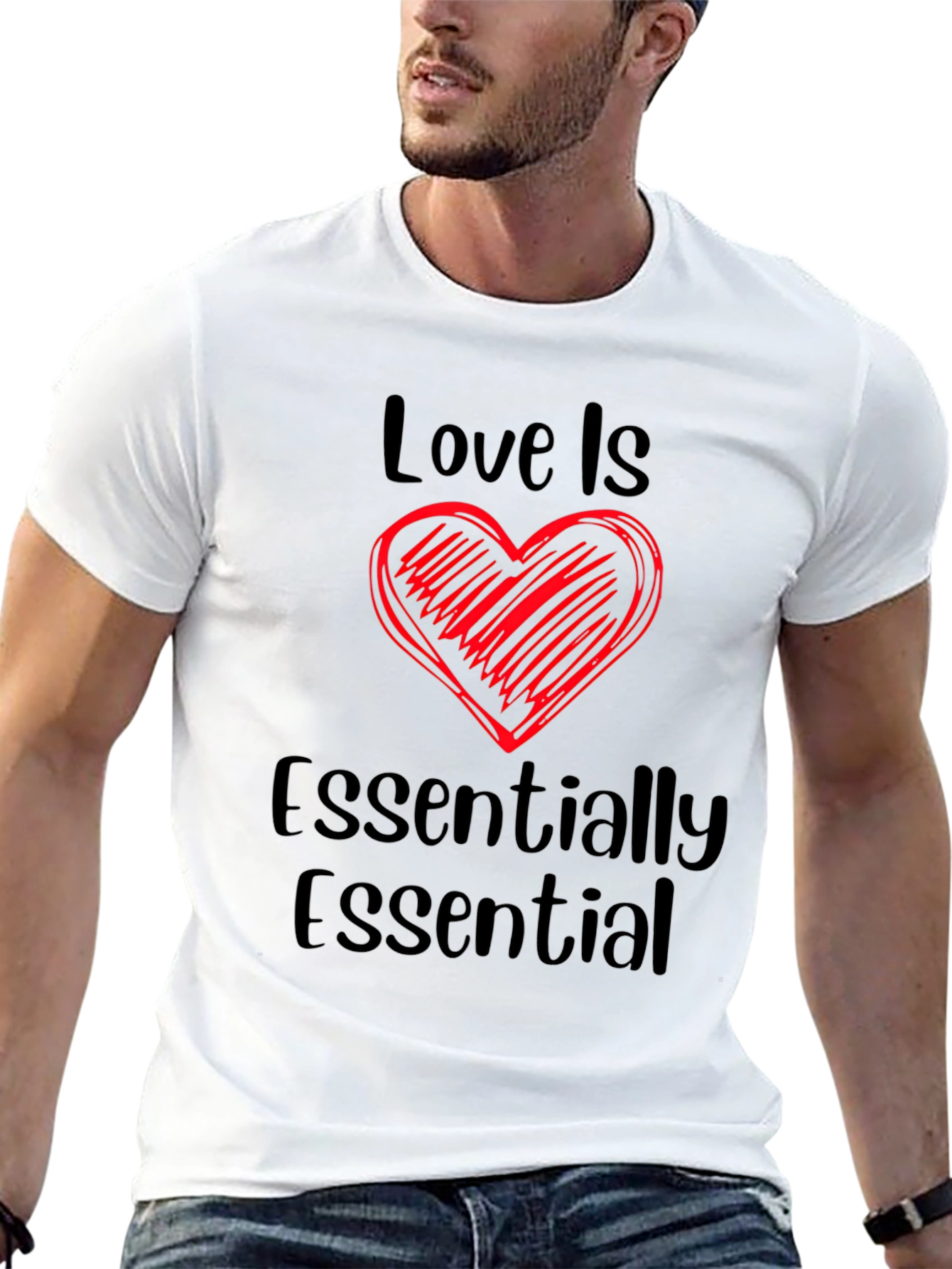 Black Love Is Essentially Essential Black T-Shirt view 13