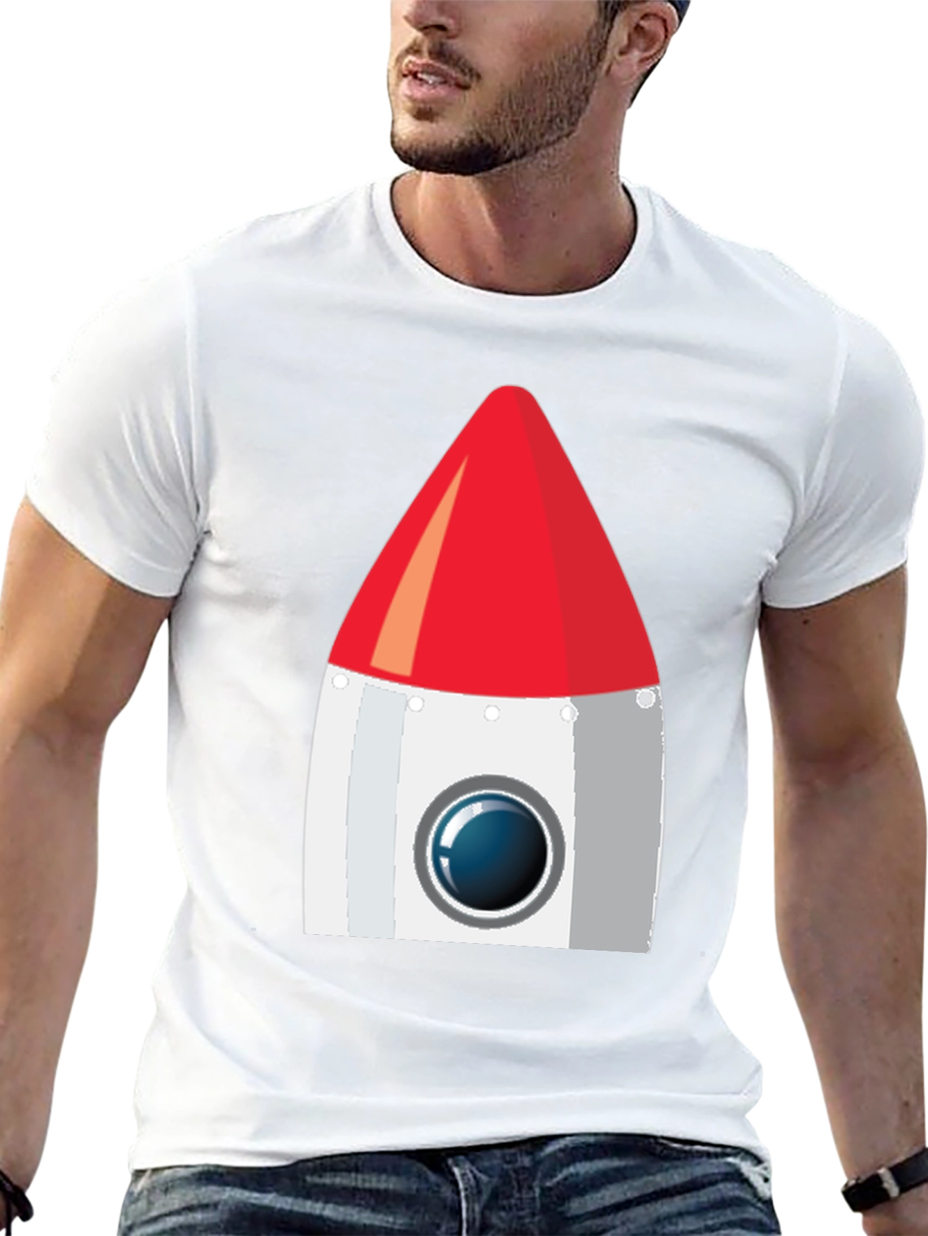 Rocket Graphic T-Shirt - Blast Off in Style! - 13