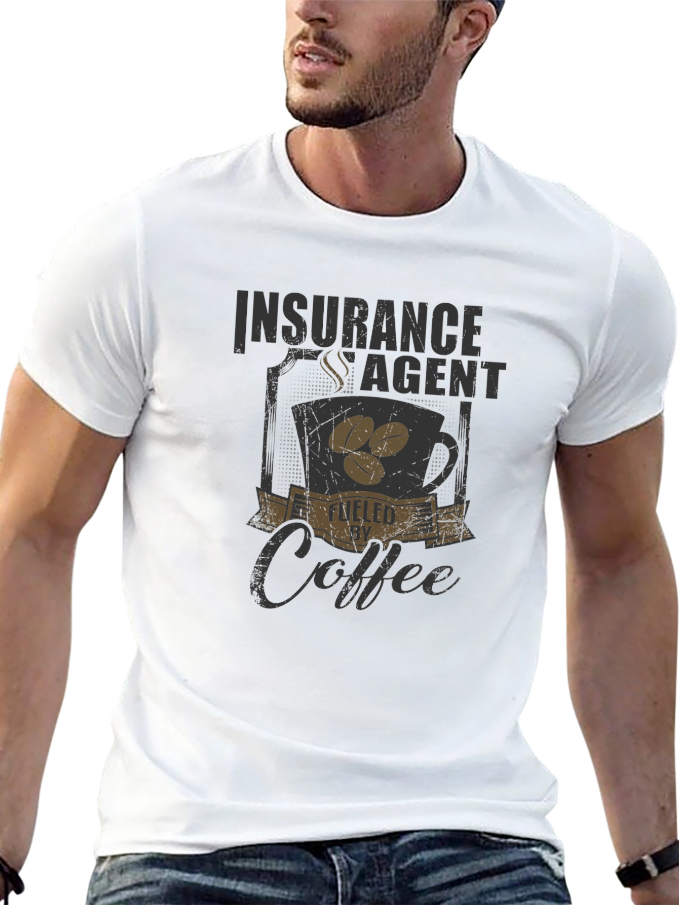 Insurance Agent Fueled By Coffee T-Shirt - 13
