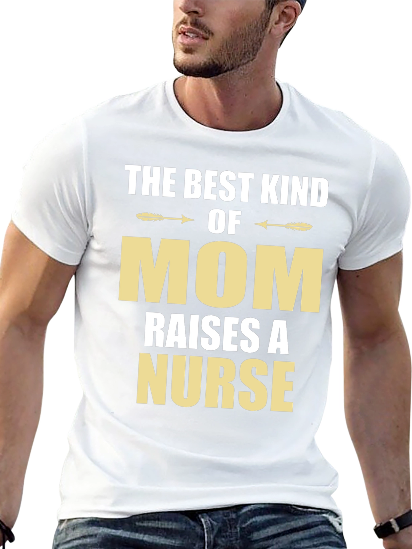 Black Best Kind of Mom Nurse T-Shirt view 13
