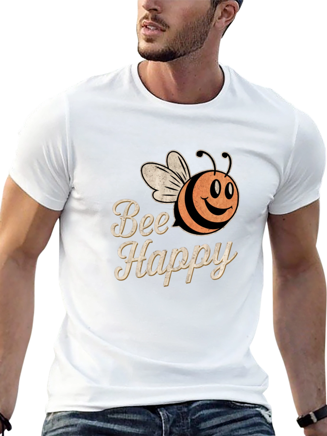 Bee Happy Graphic Tee - Unisex - 13