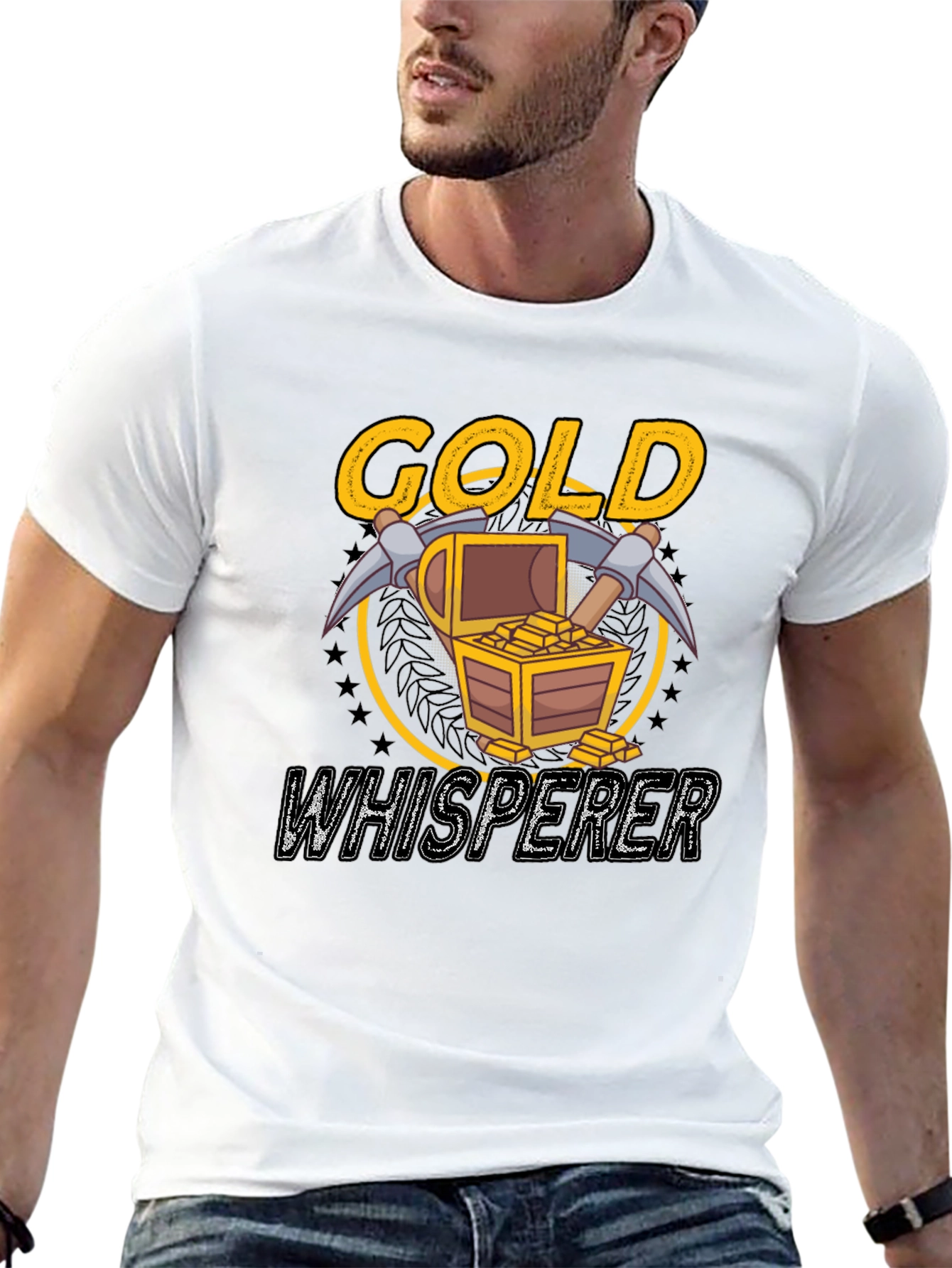 Black Gold Whisperer Graphic Tee - Mining T-Shirt view 13