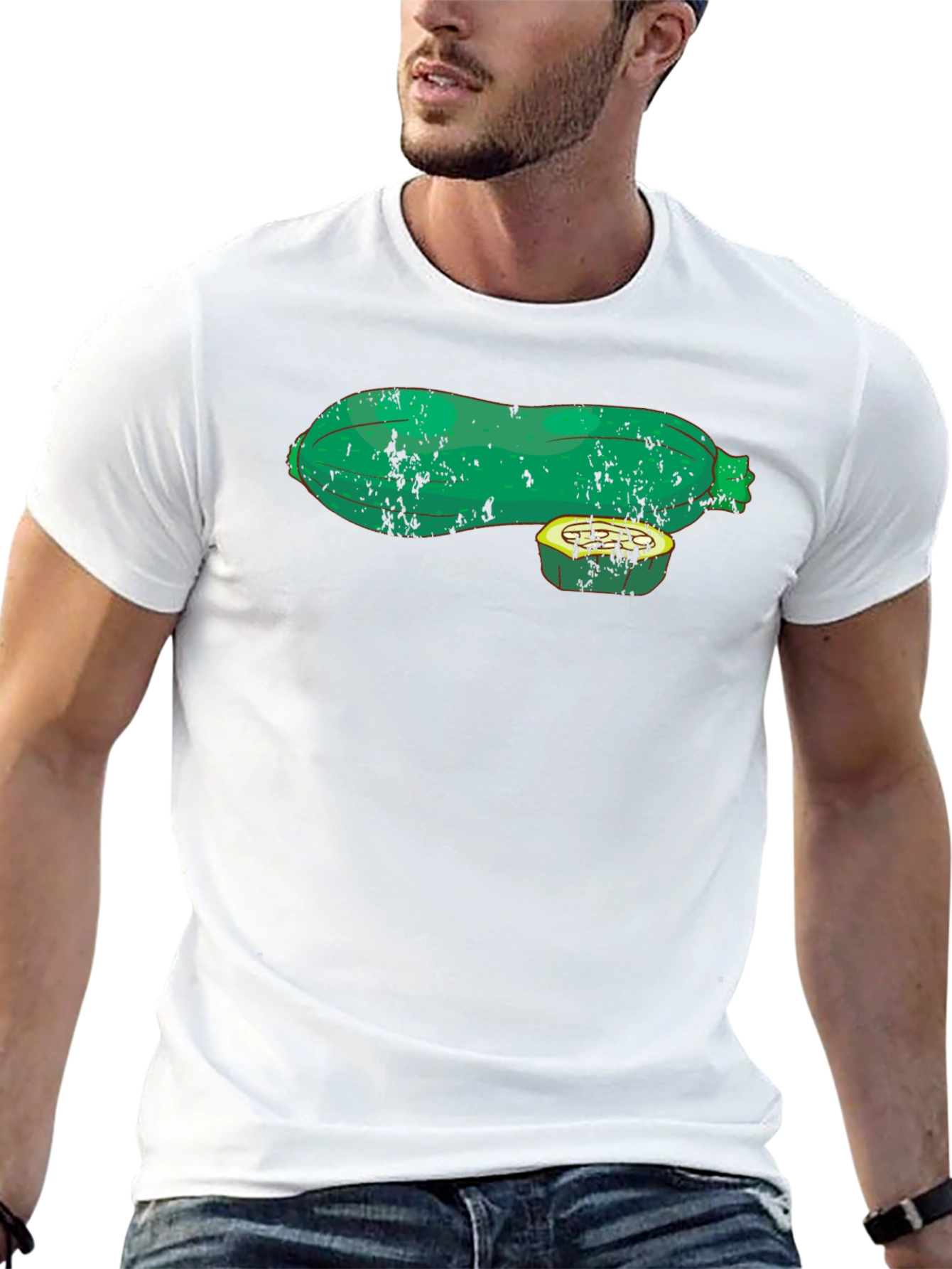 Zucchini Graphic Tee - Black T-Shirt - 13