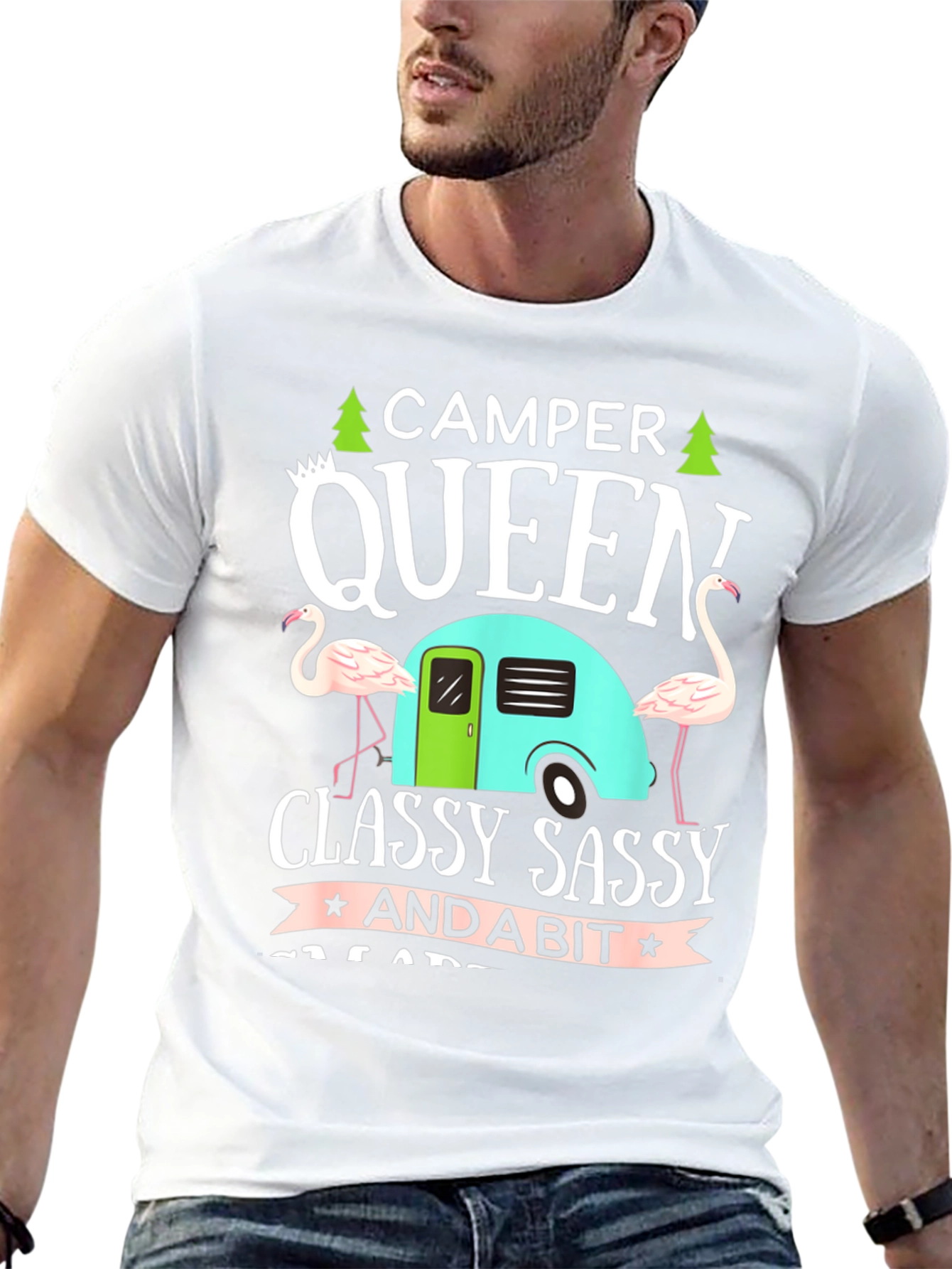 Camper Queen T-Shirt - Classy Sassy Graphic Tee - 13