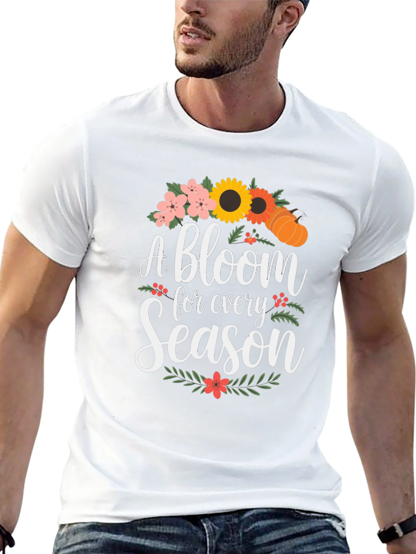 Black A Bloom for Every Season T-Shirt view 13