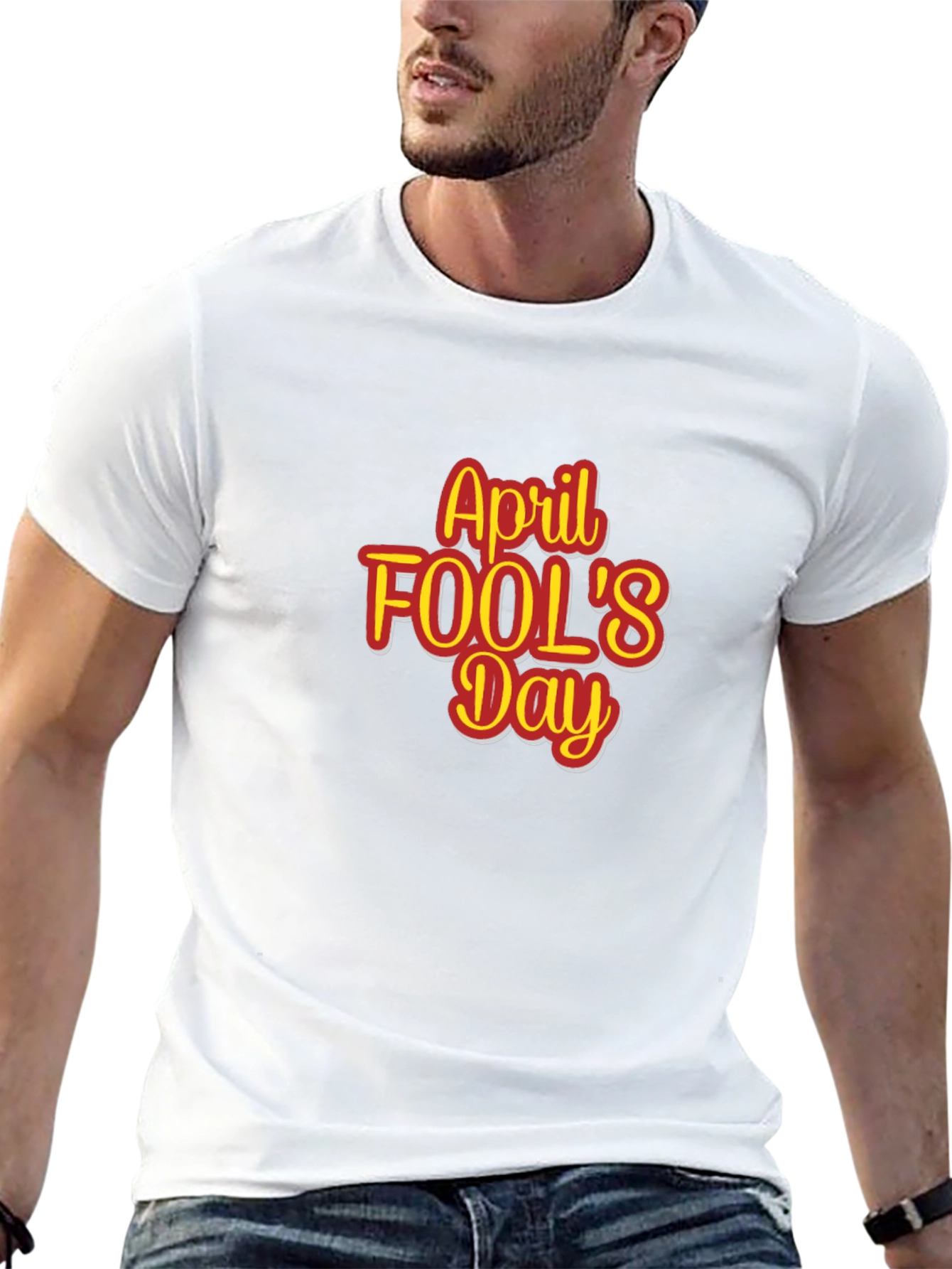 Black April Fool's Day Graphic Tee - Black view 13