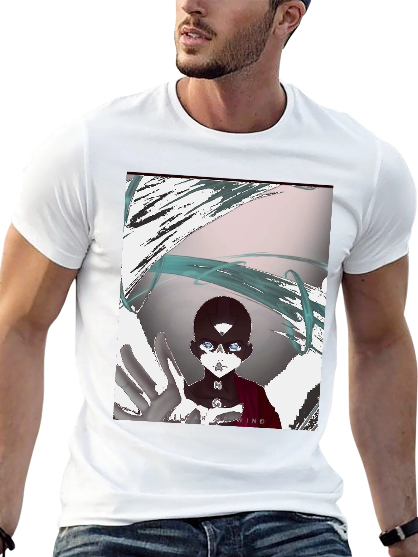 Black Anime Graphic T-Shirt - Unique Design view 13