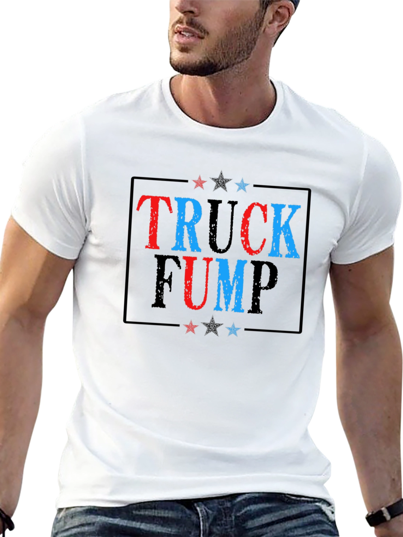 Black Truck Fump Graphic Tee - Political Humor view 13