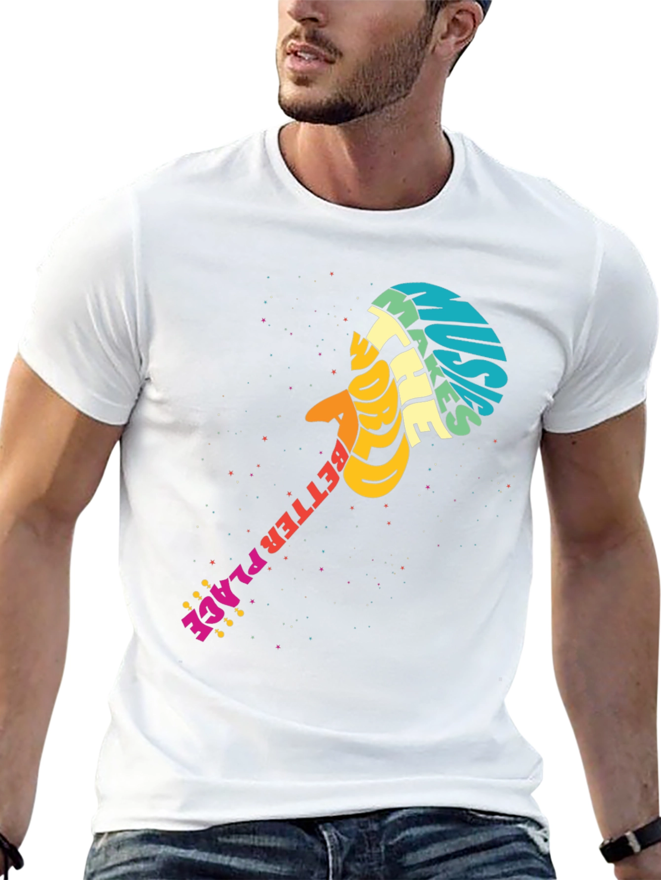 Black Music Makes The World T-Shirt view 13