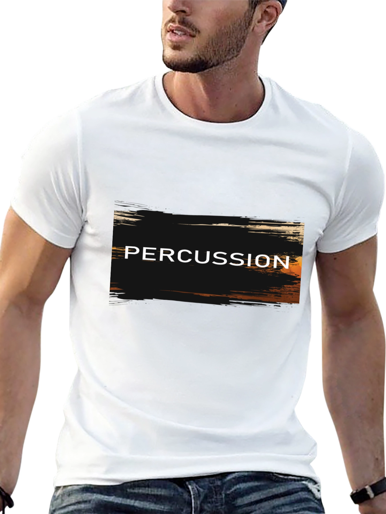 Black Percussion T-Shirt - Music Lover Tee view 13