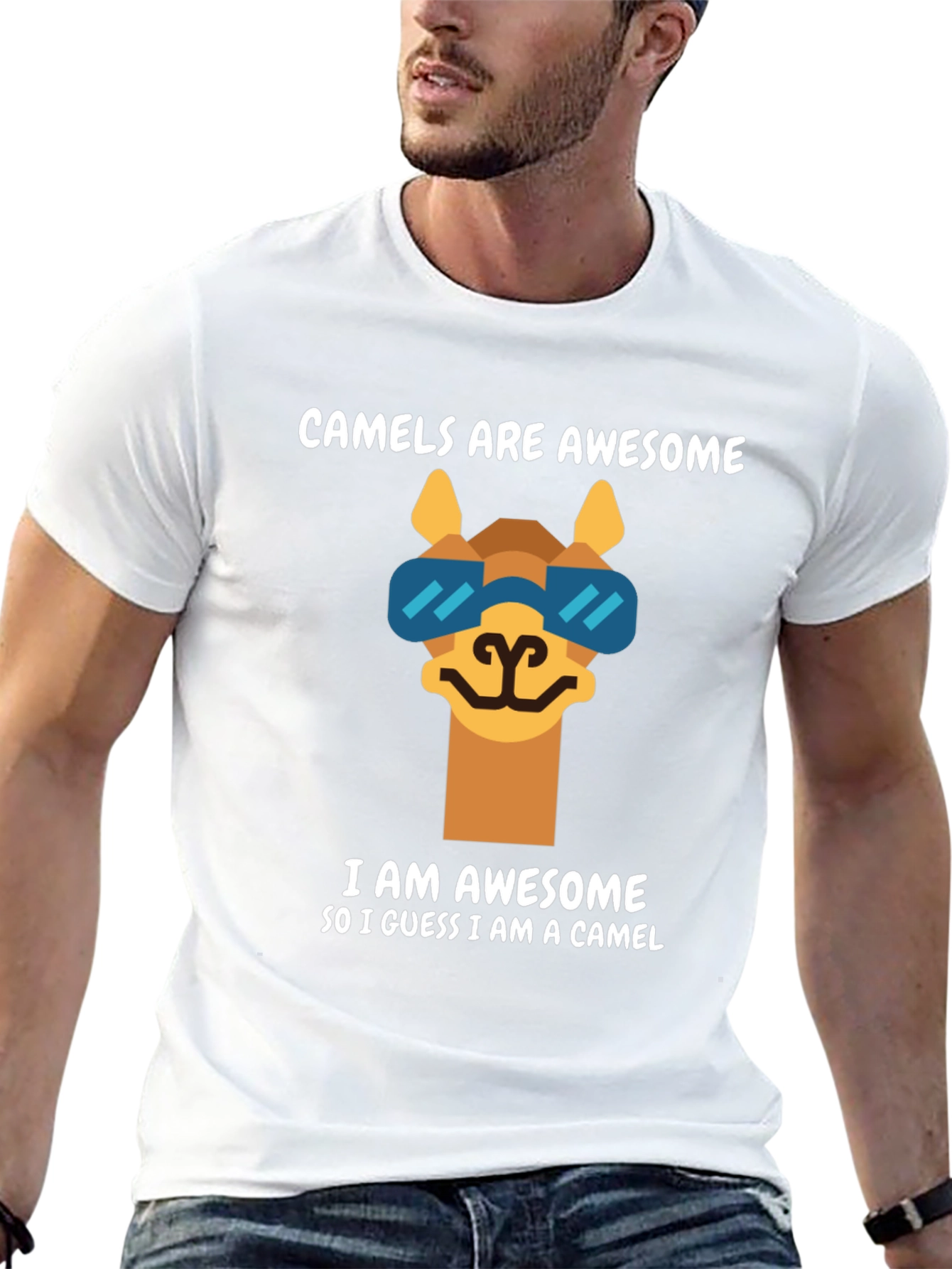 Black Camels Are Awesome T-Shirt view 13