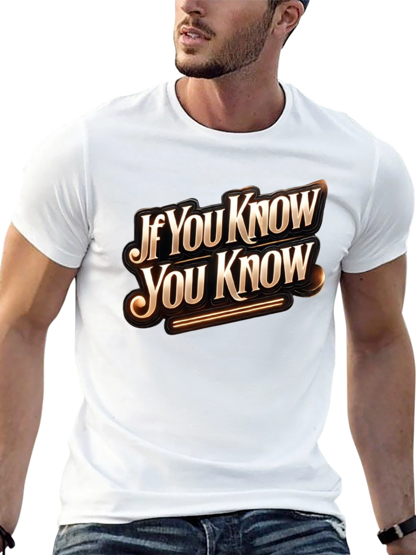 Black If You Know You Know Graphic Tee view 13