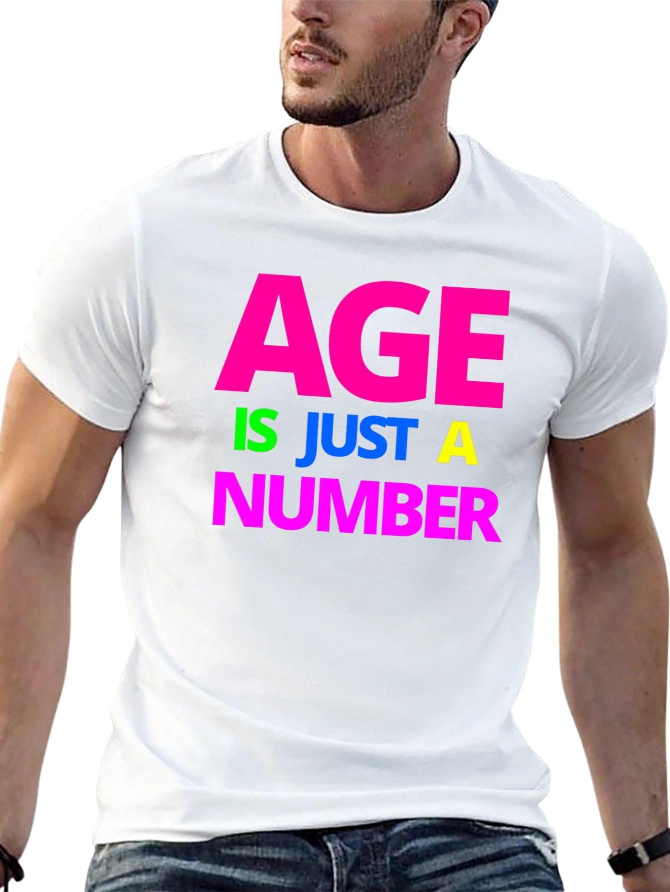 Black Age Is Just A Number Graphic Tee view 13