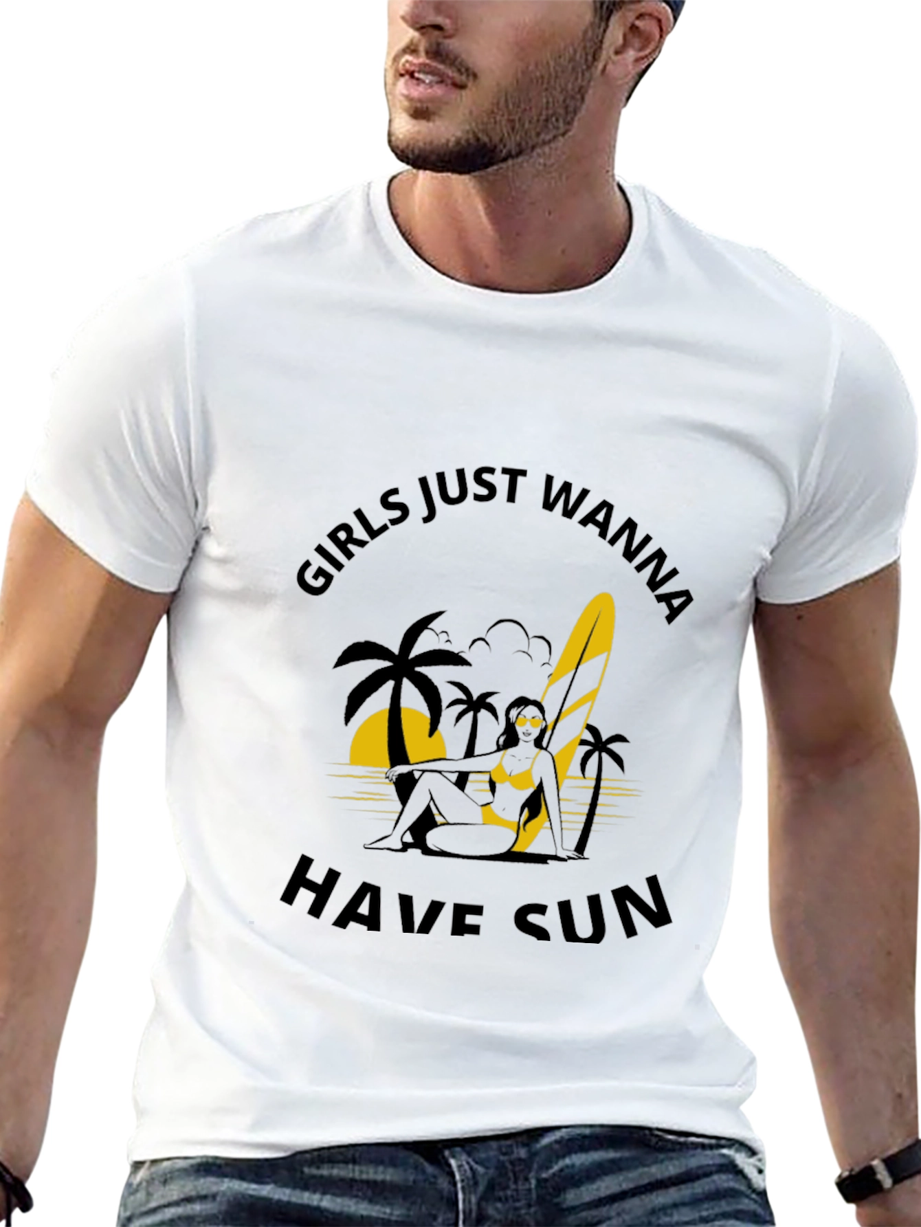 Black Girls Just Wanna Have Sun T-Shirt view 13
