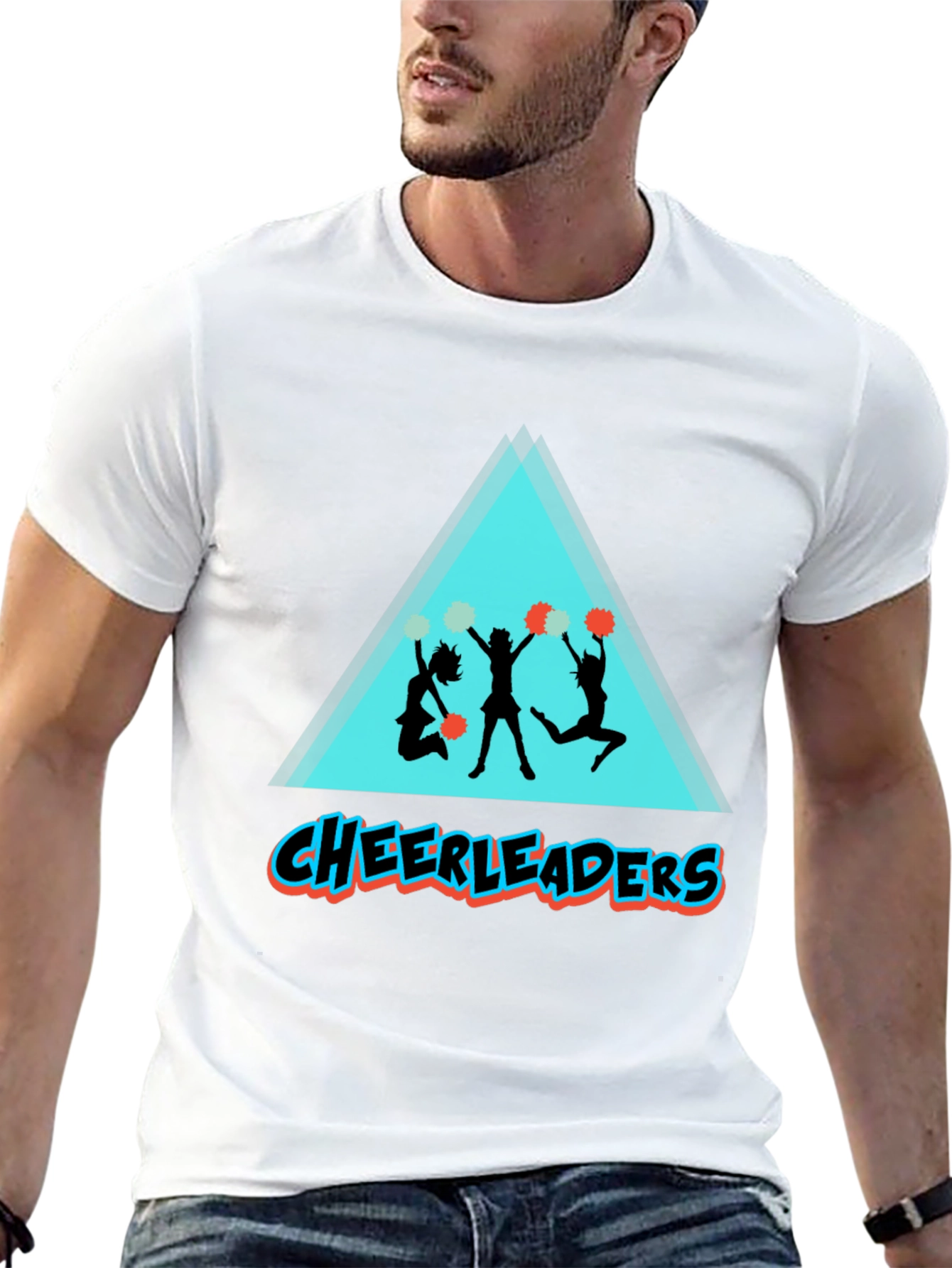 Black Cheerleaders Graphic Tee - Black T-Shirt view 13