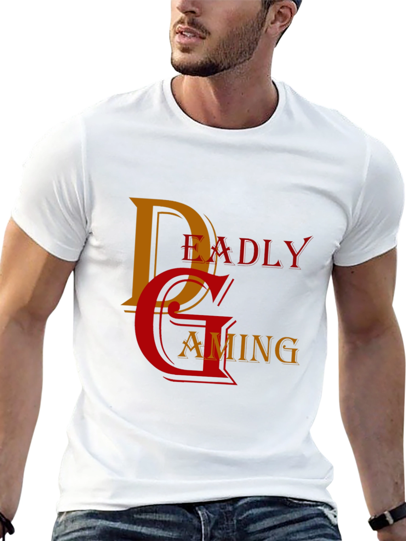 Black Deadly Gaming T-Shirt - Stylish Gamer Apparel view 13