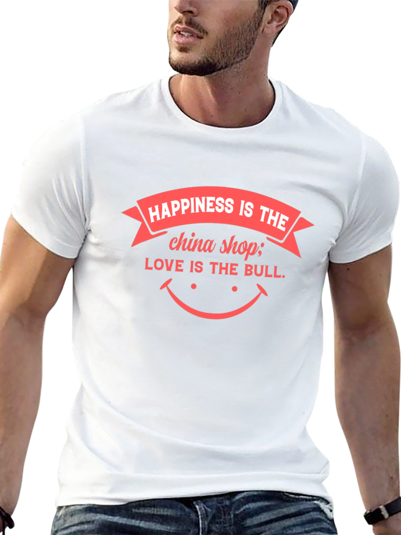 Black Happiness is the China Shop T-Shirt view 13