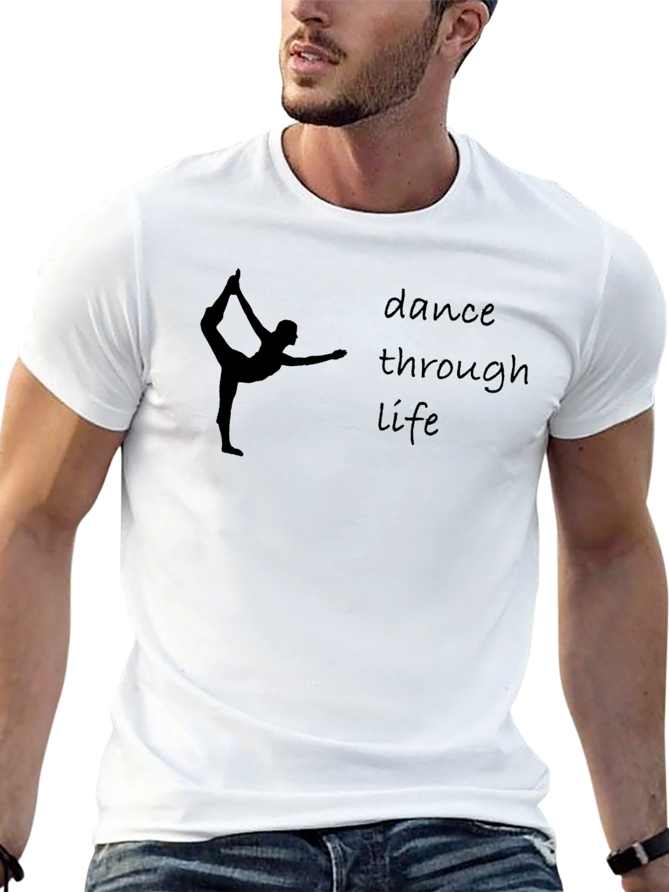 Black Dance Through Life Graphic Tee - Black view 13
