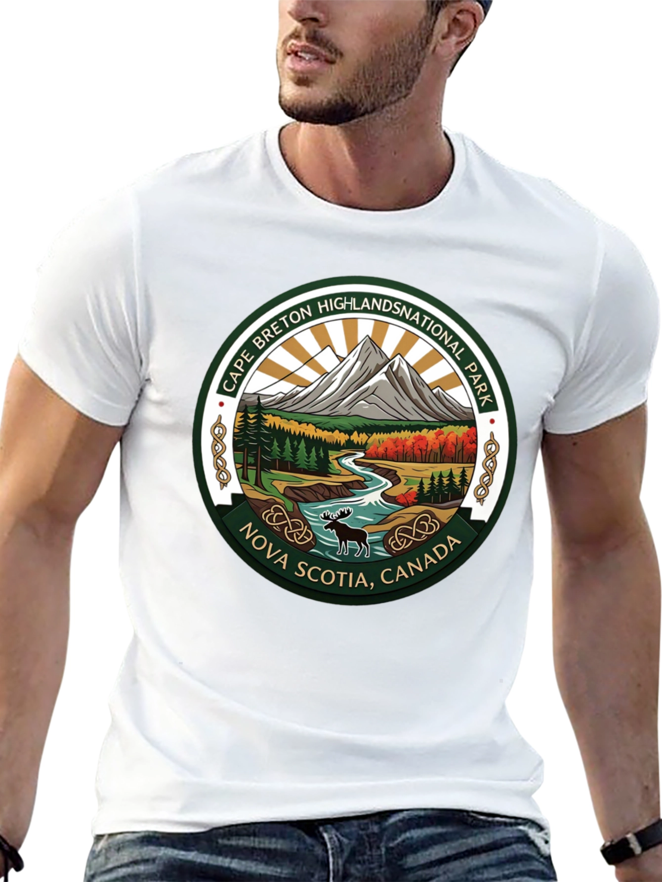 Black Cape Breton Highlands National Park T-Shirt view 13