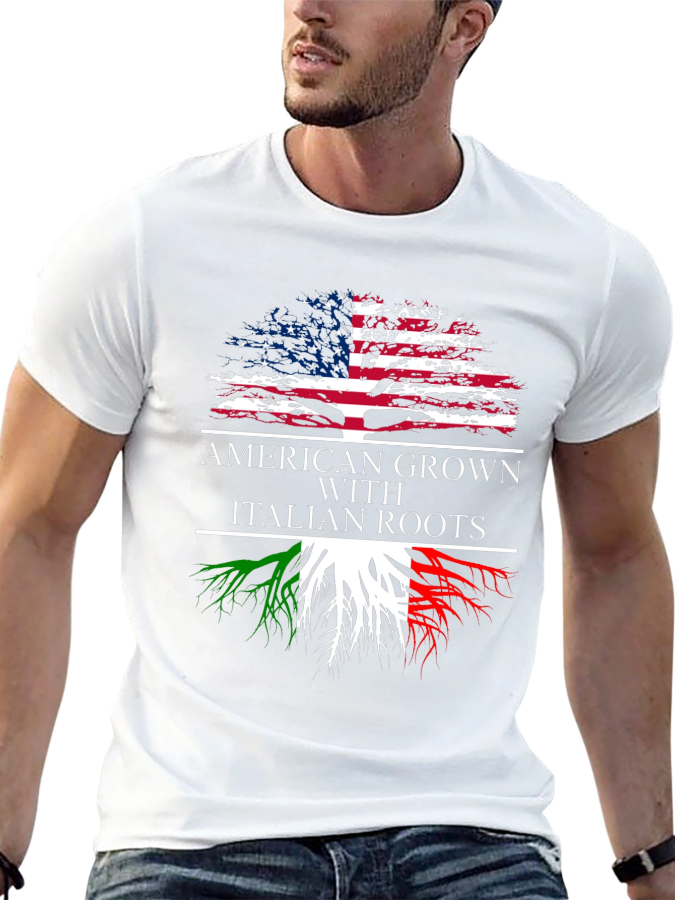American Grown Italian Roots T-Shirt - 13