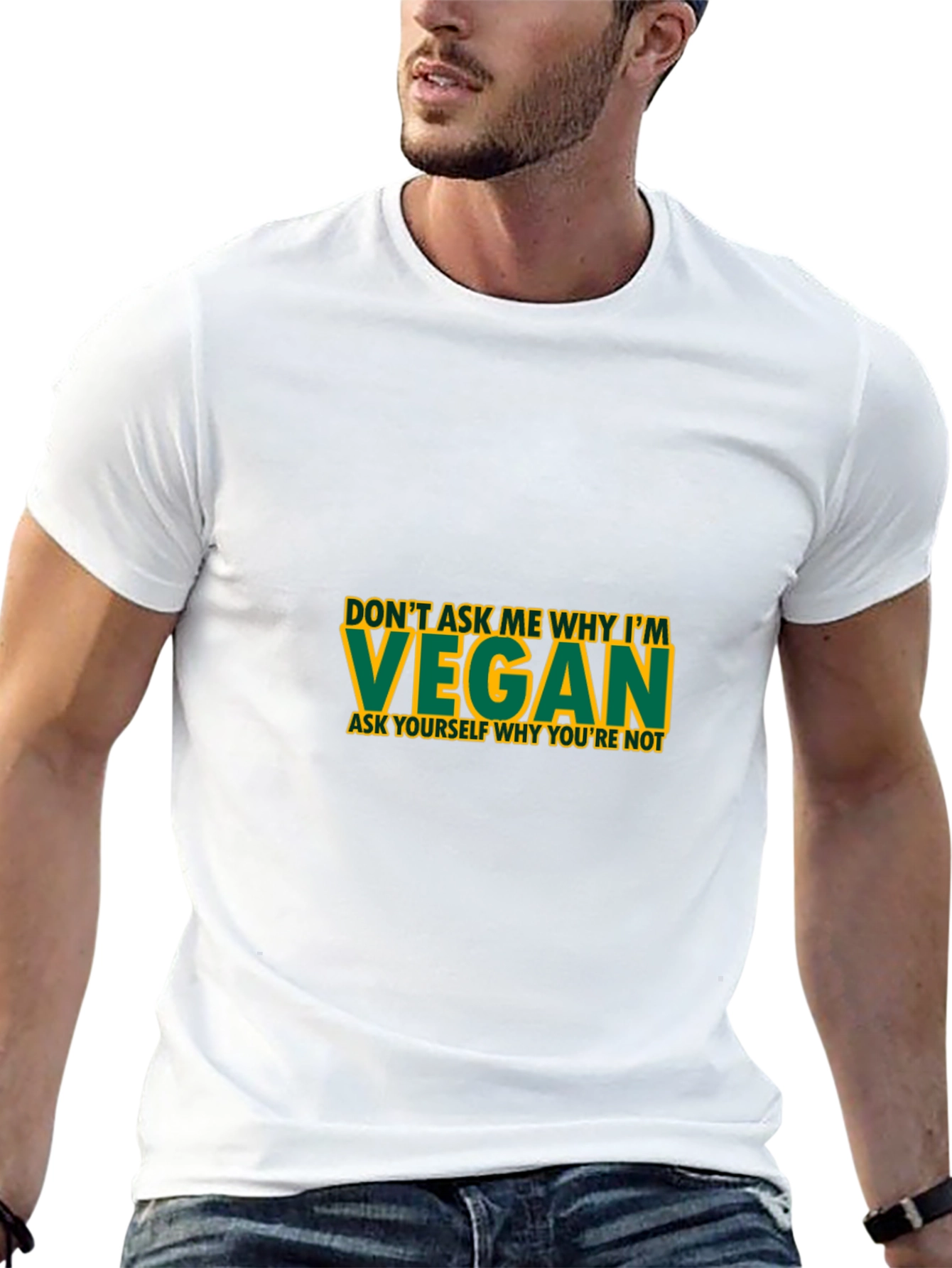 Black Vegan T-Shirt - Don't Ask Me Why view 13