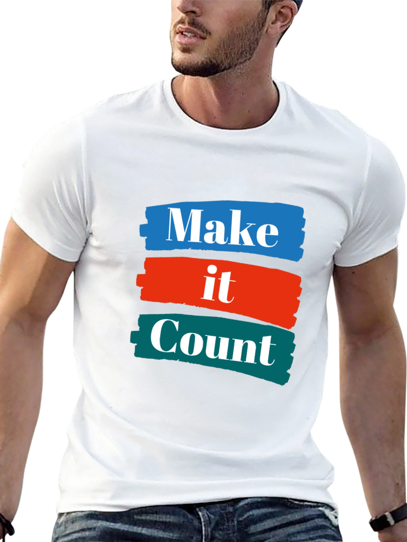 Black Make it Count Graphic T-Shirt view 13