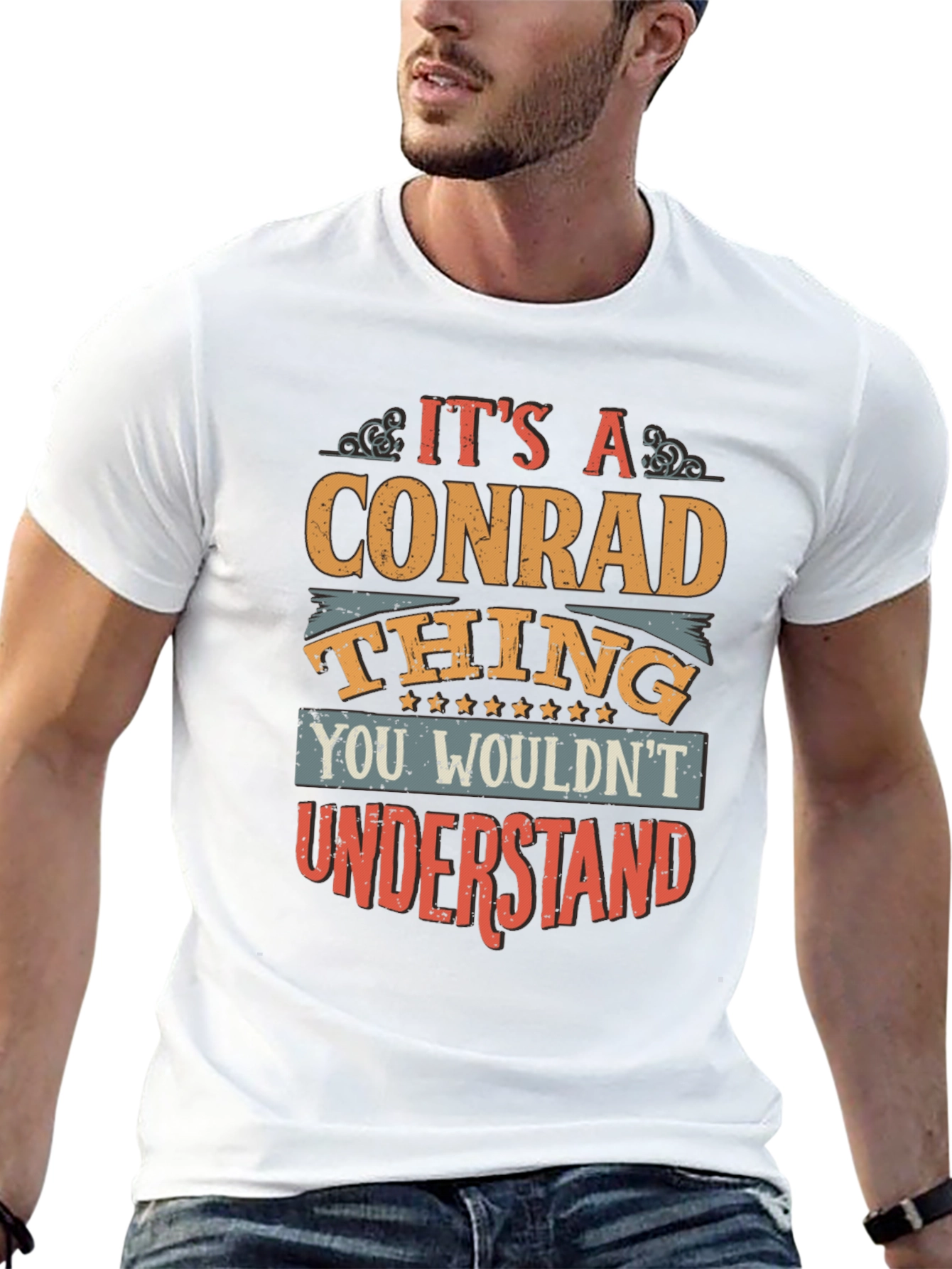 Black It's a Conrad Thing T-Shirt view 13