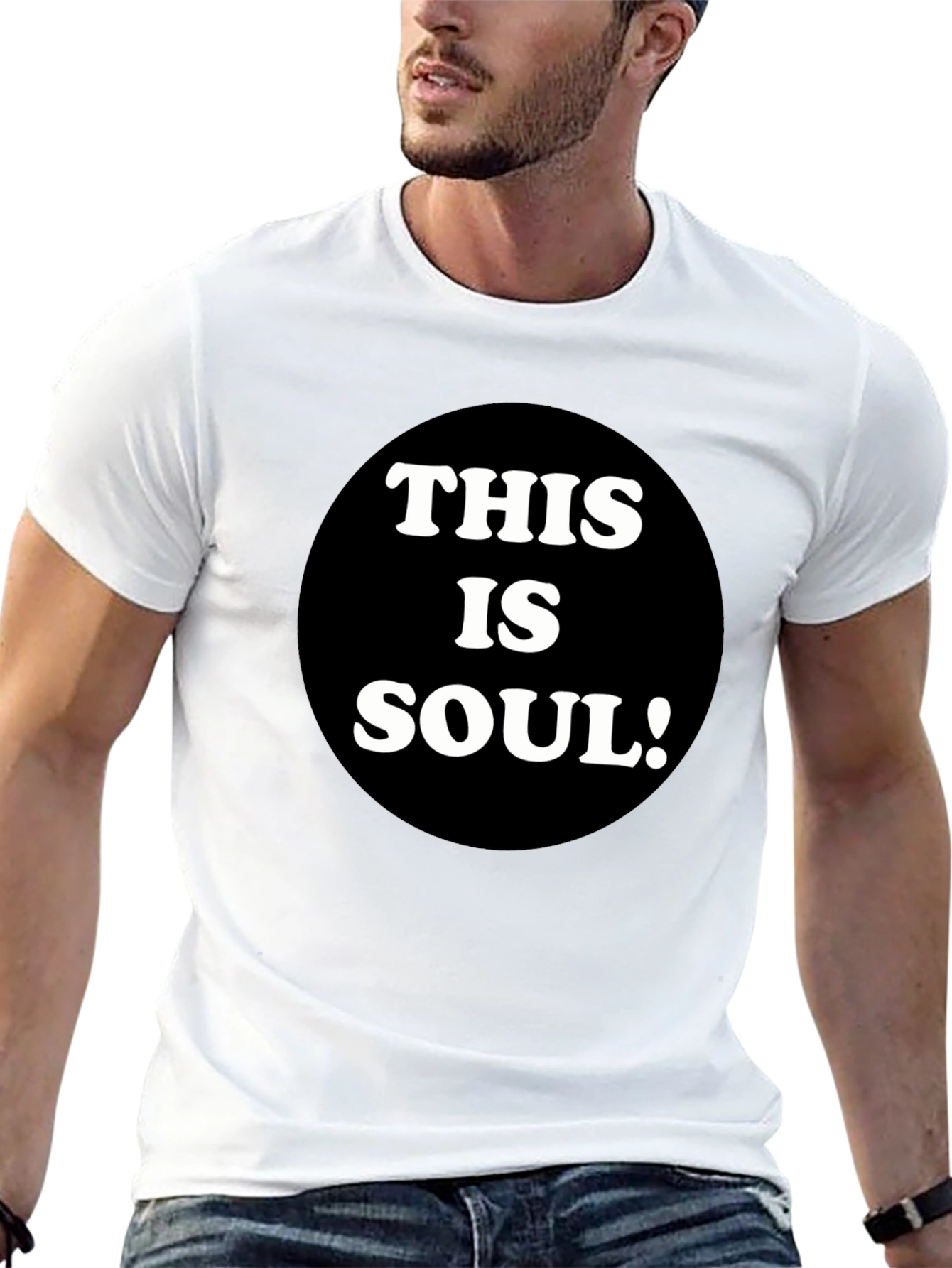 Black This is Soul! Black Graphic Tee view 13