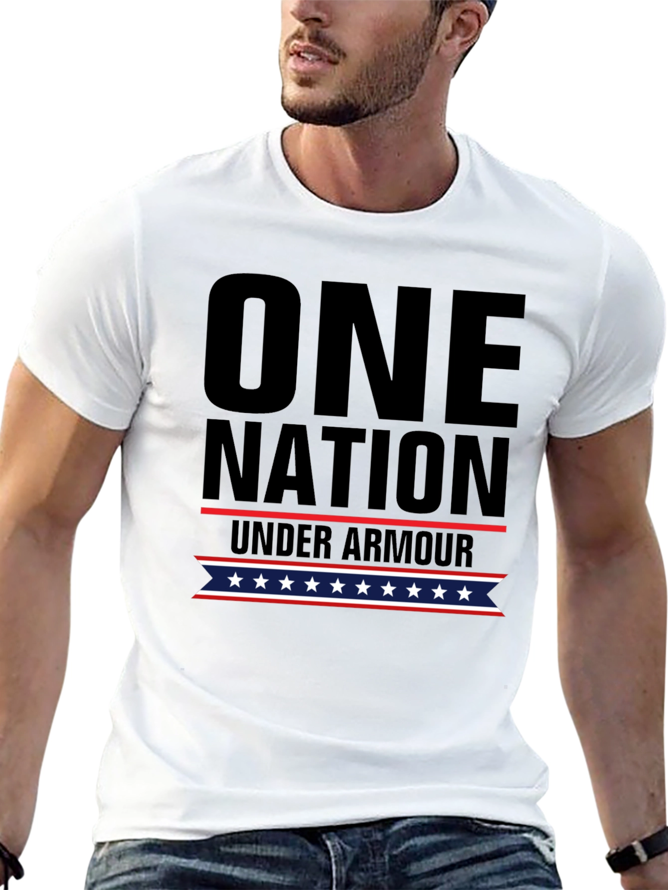 Black One Nation Under Armour Graphic T-Shirt view 13
